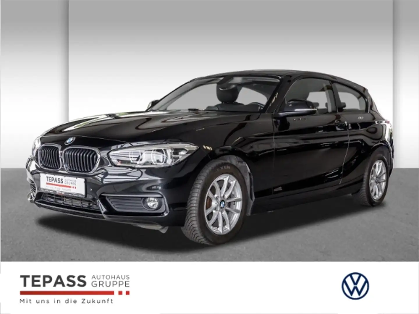 BMW 116 i Advantage LED NAVI PDC SHZ Black - 1