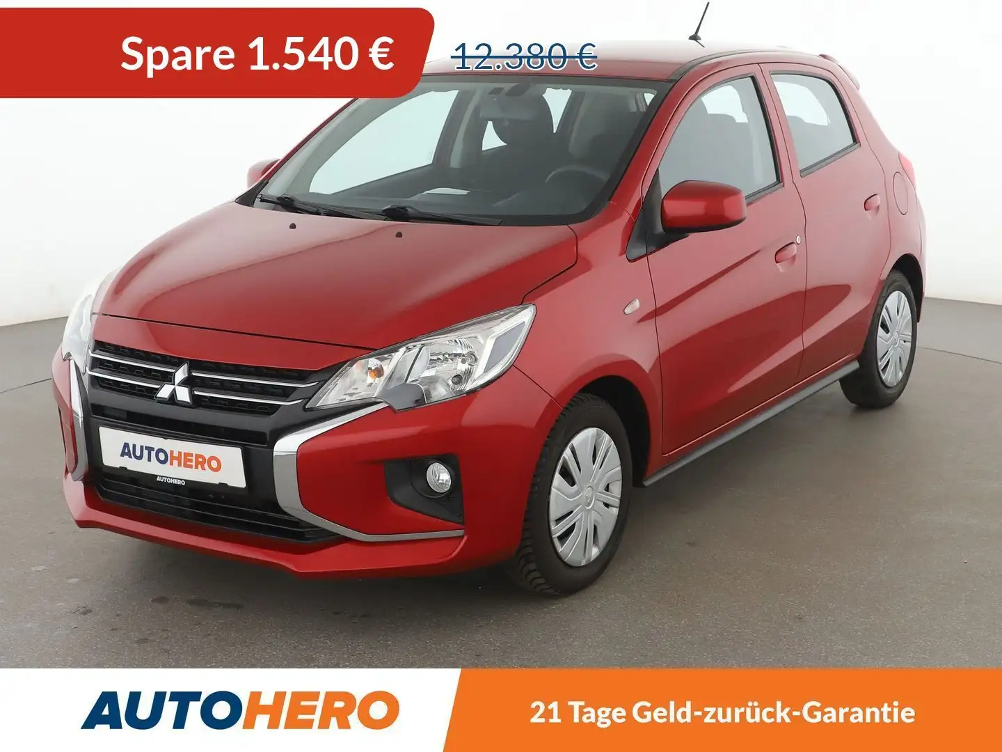 Mitsubishi Space Star 1.2 Select*KLIMA*1.HAND*WENIG-KM*DAB*GARANTIE* Czerwony - 1