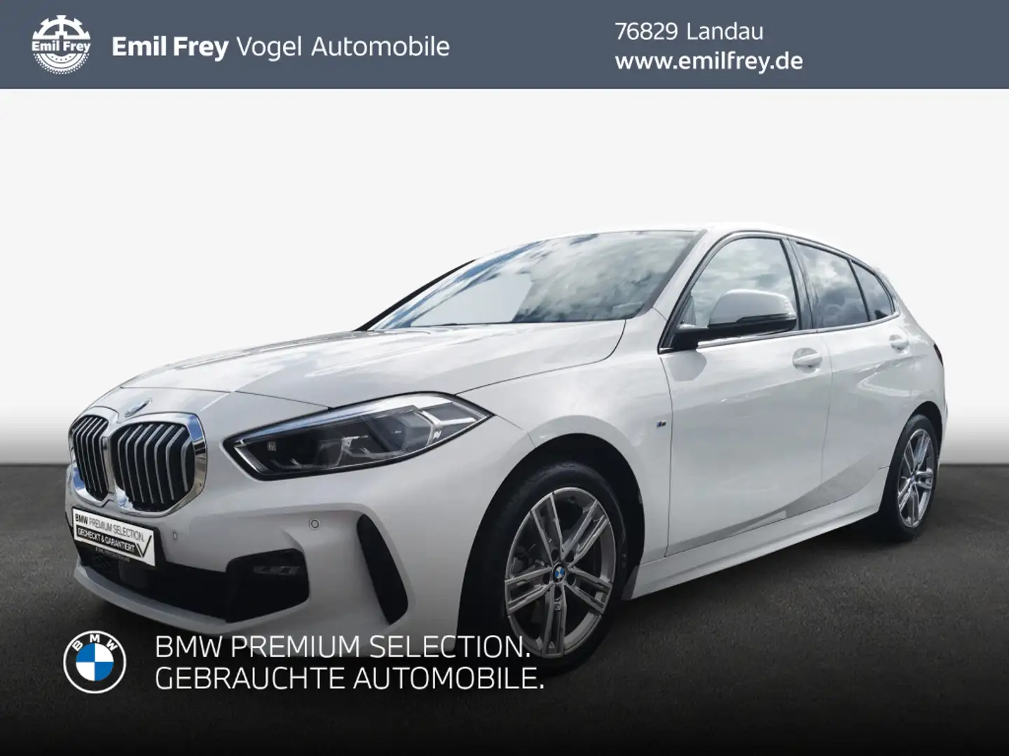 BMW 118 i Aut. M Sport Weiß - 1