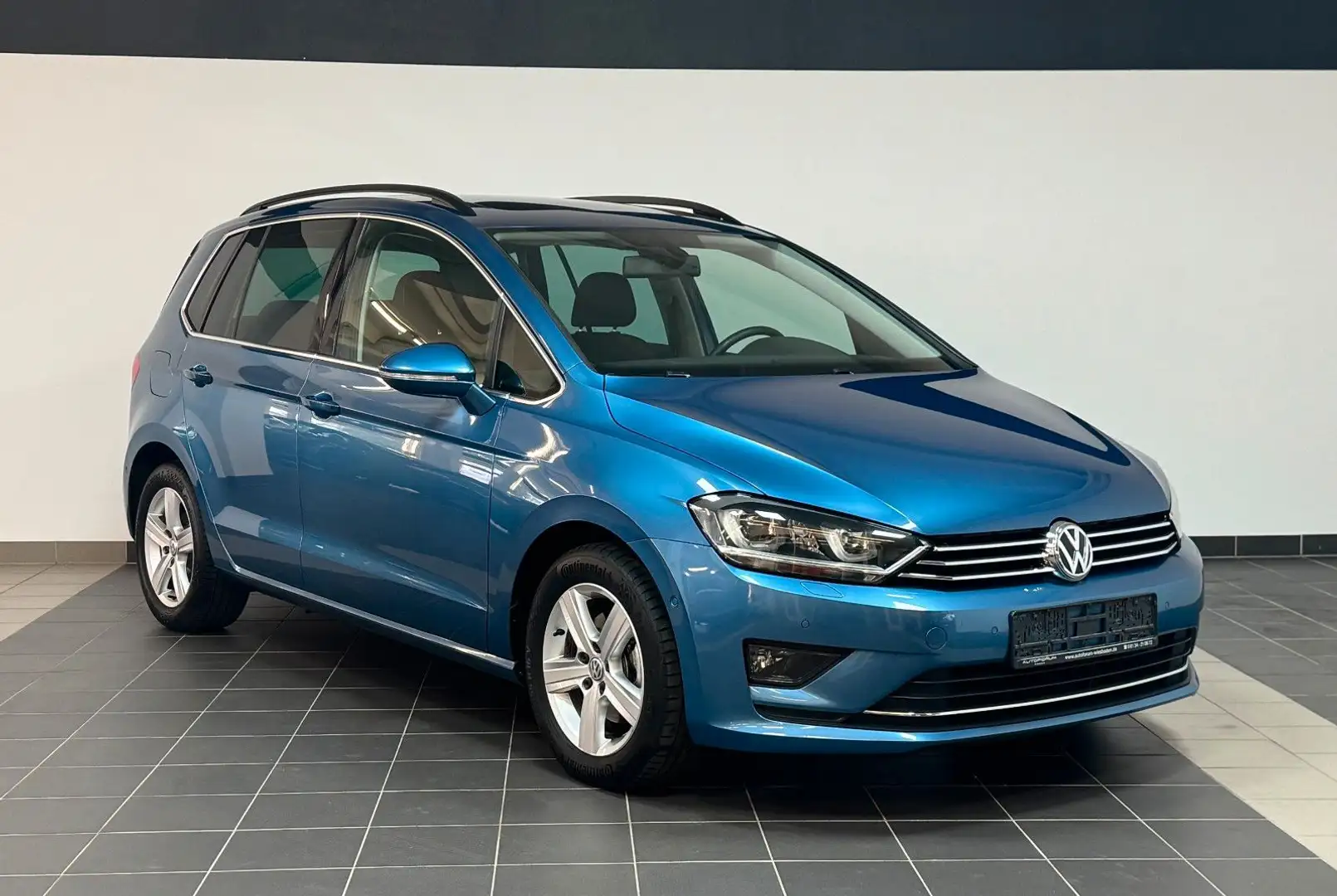 Volkswagen Golf Sportsvan VII Highline Pano Xenon Kamera Blau - 2