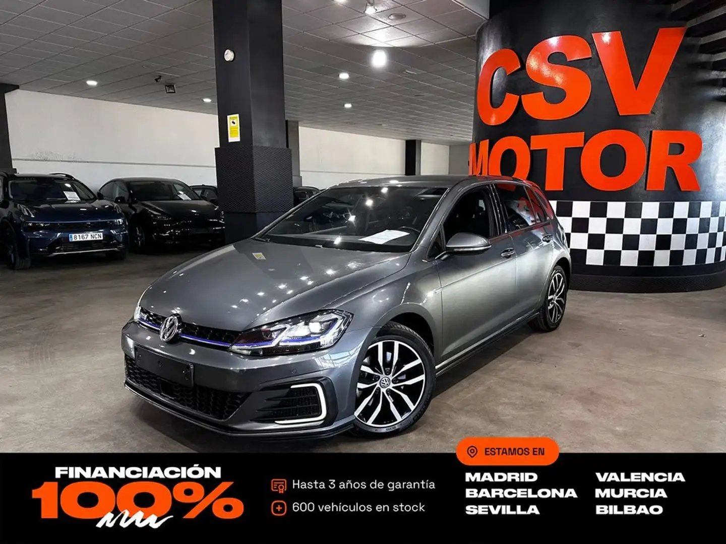 Volkswagen Golf GTE 1.4 TSI e-Power 150kW (204CV) DSG Gris - 1