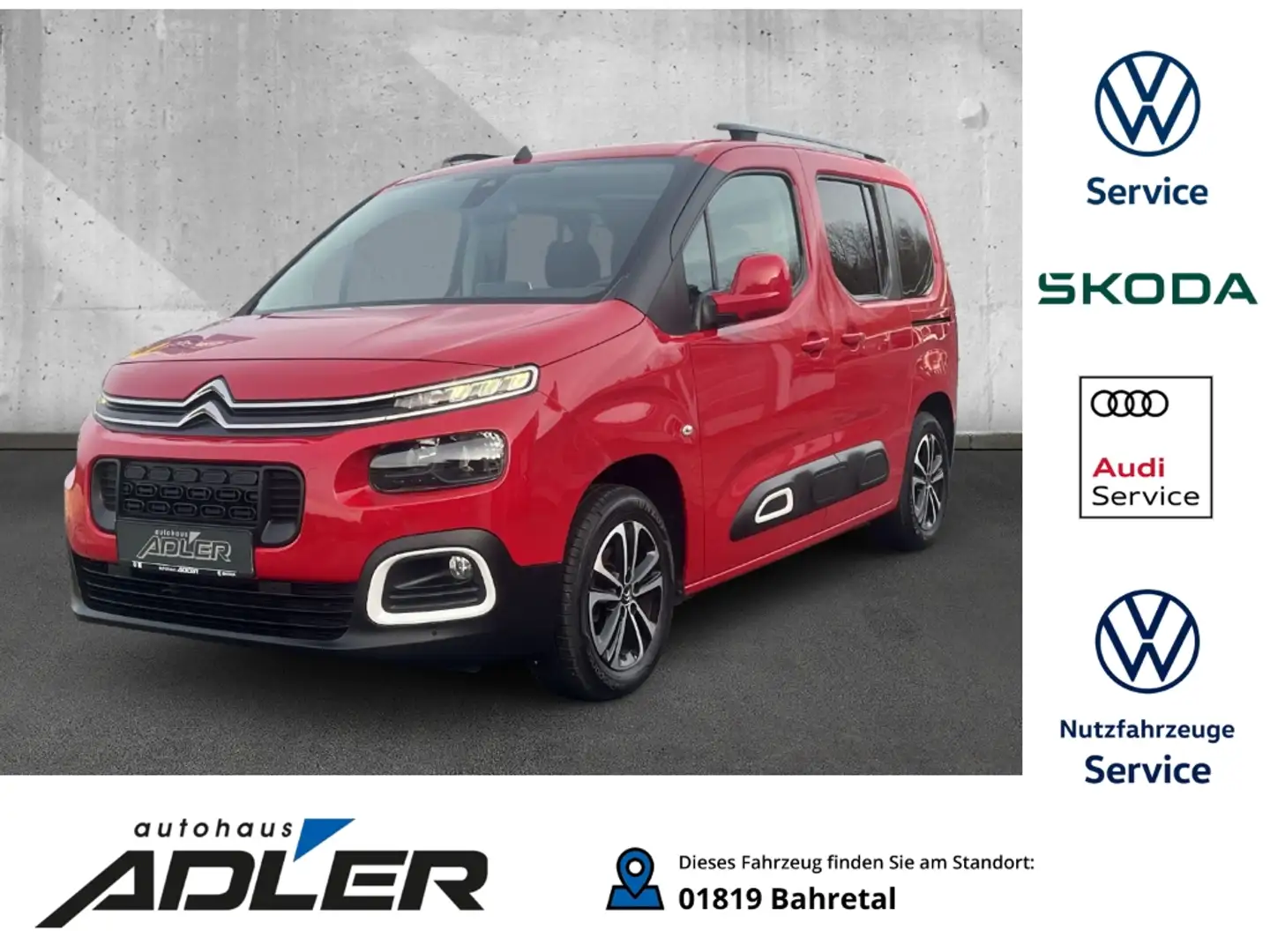 Citroen Berlingo Feel M 1,2 Red - 1
