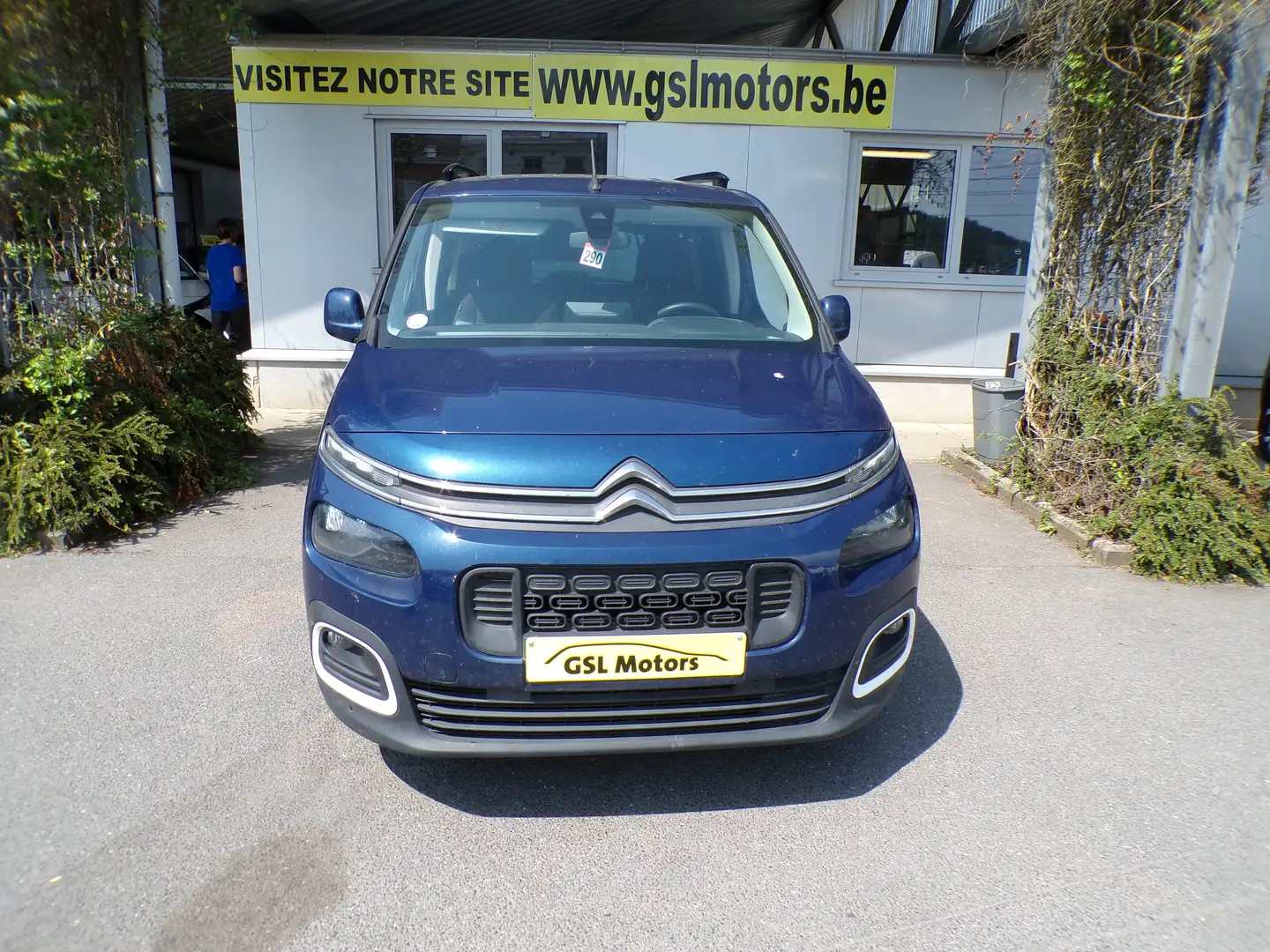 Citroen Berlingo 1.2 110cv  7 places bleu 04/19 Airco Caméra USB Bleu - 2