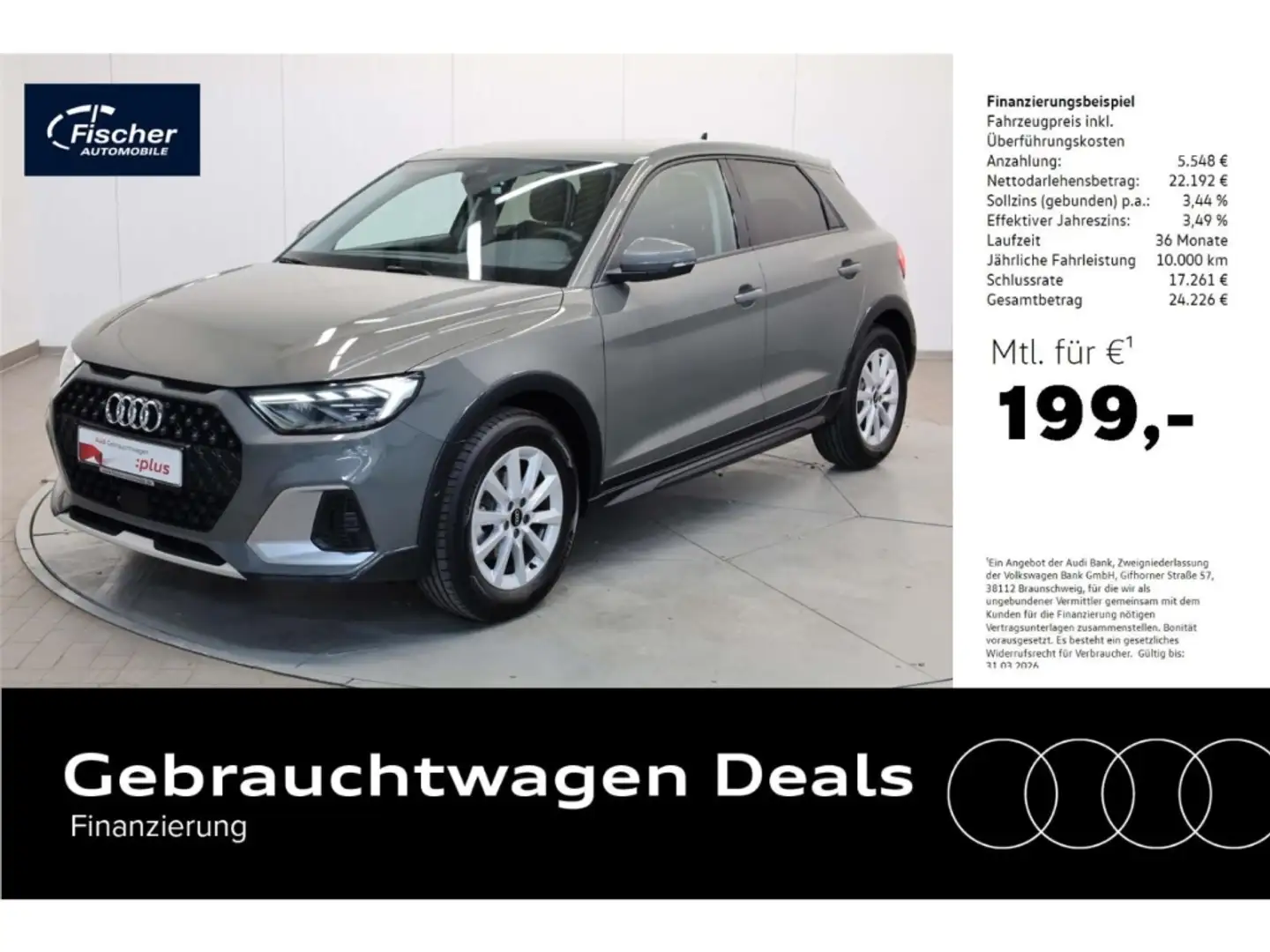 Audi A1 allstreet 30 TFSI S-Tronic NAV/LED Grau - 1