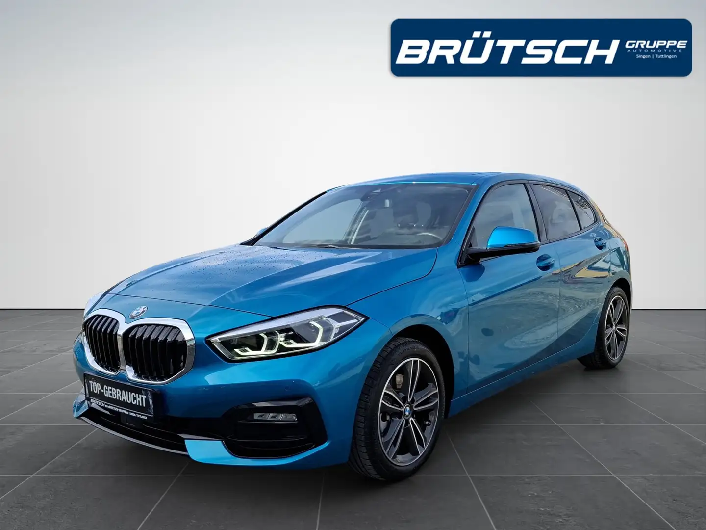BMW 118 i Sport Line AUTOMATIK KLIMA / / NAVI / PANORAMA / Blau - 1