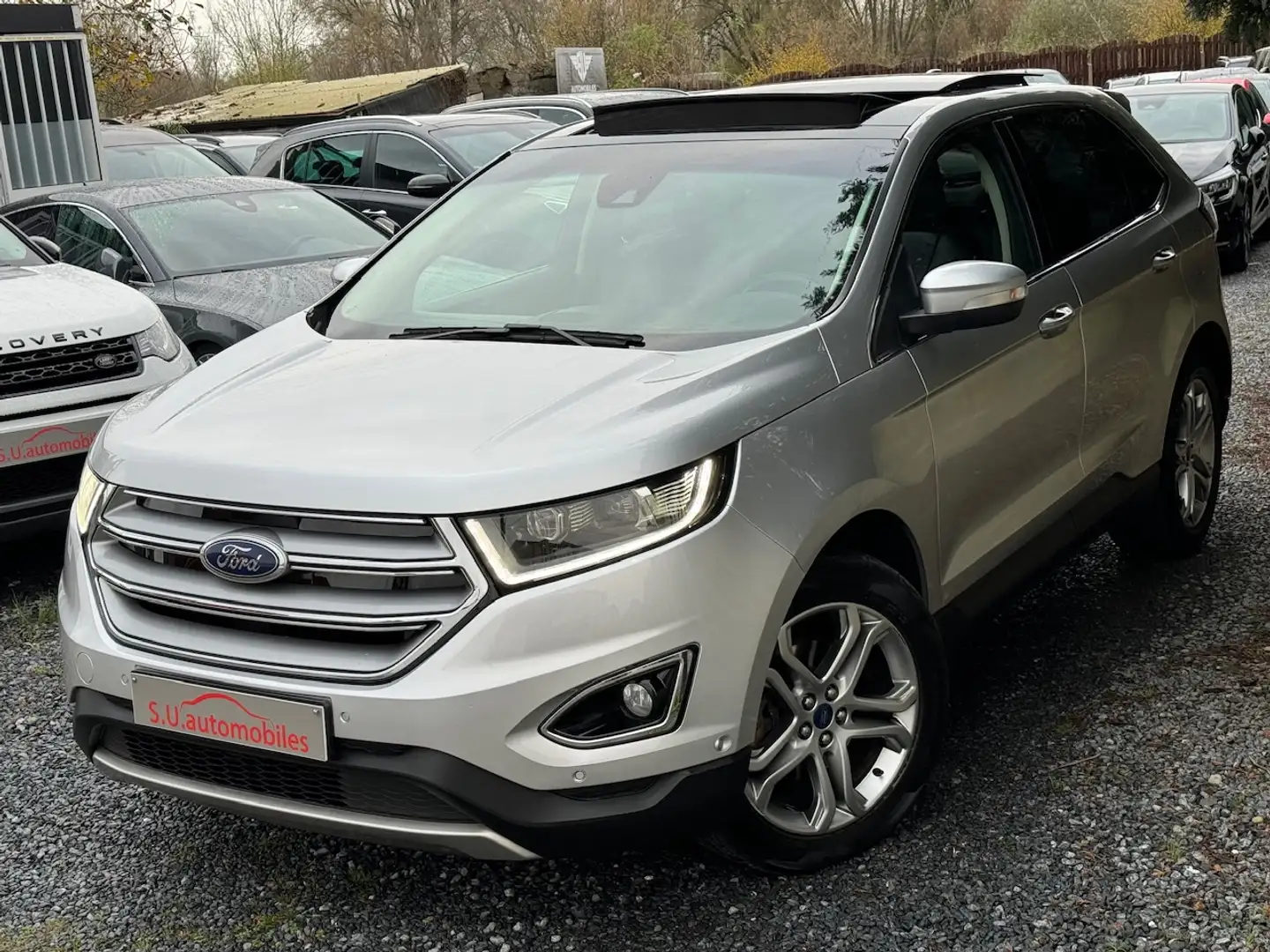 Ford Edge 2.0 TDCi AWD 4X4 Vignale FULL OPTIONS/Gar12M Grijs - 1