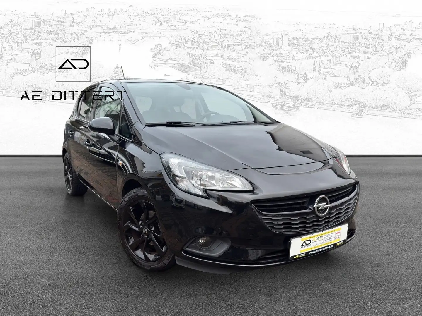 Opel Corsa E Color Edition+SHZ+LHZ+Carplay+ Schwarz - 2
