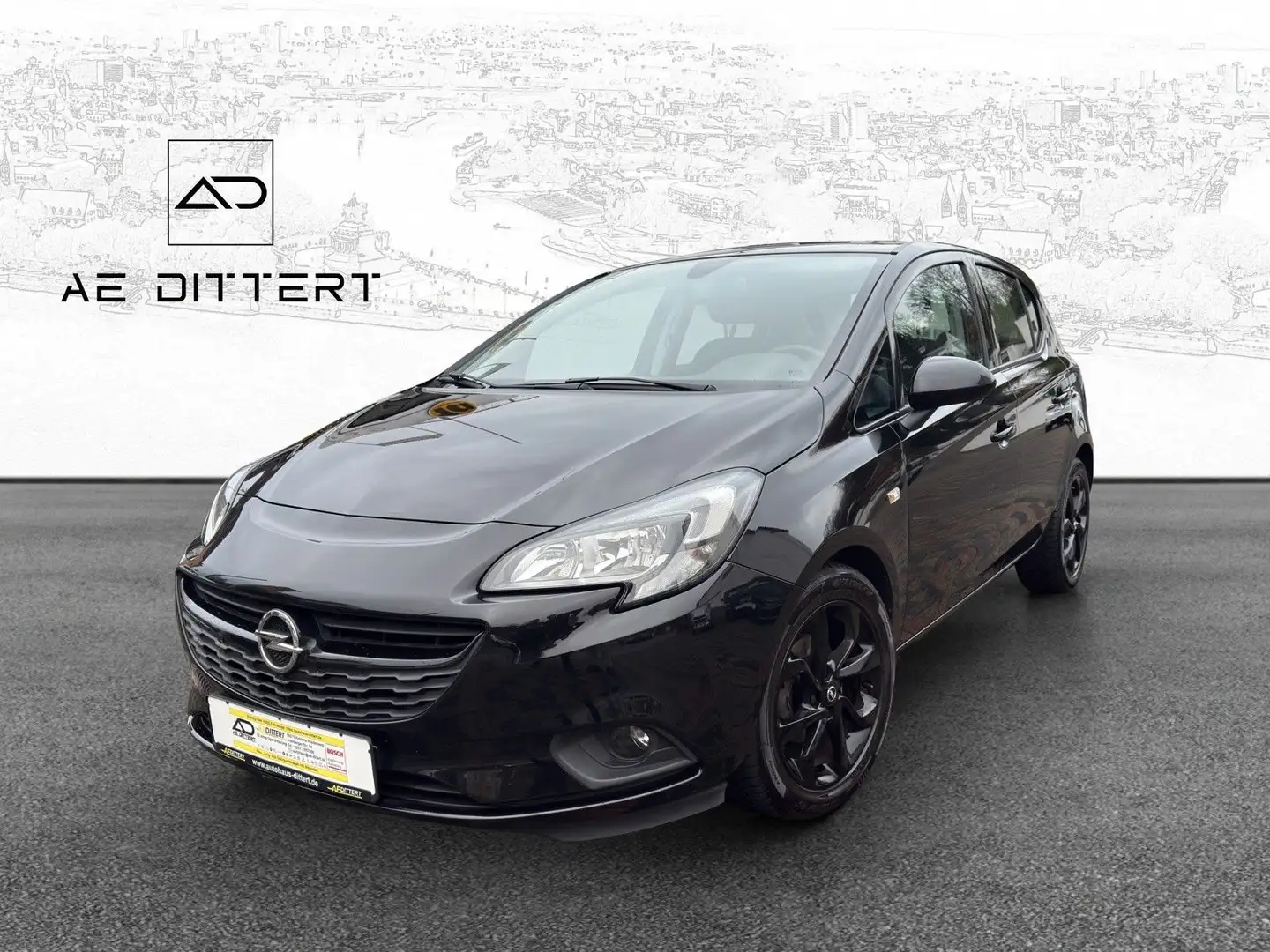 Opel Corsa E Color Edition+SHZ+LHZ+Carplay+ Schwarz - 1
