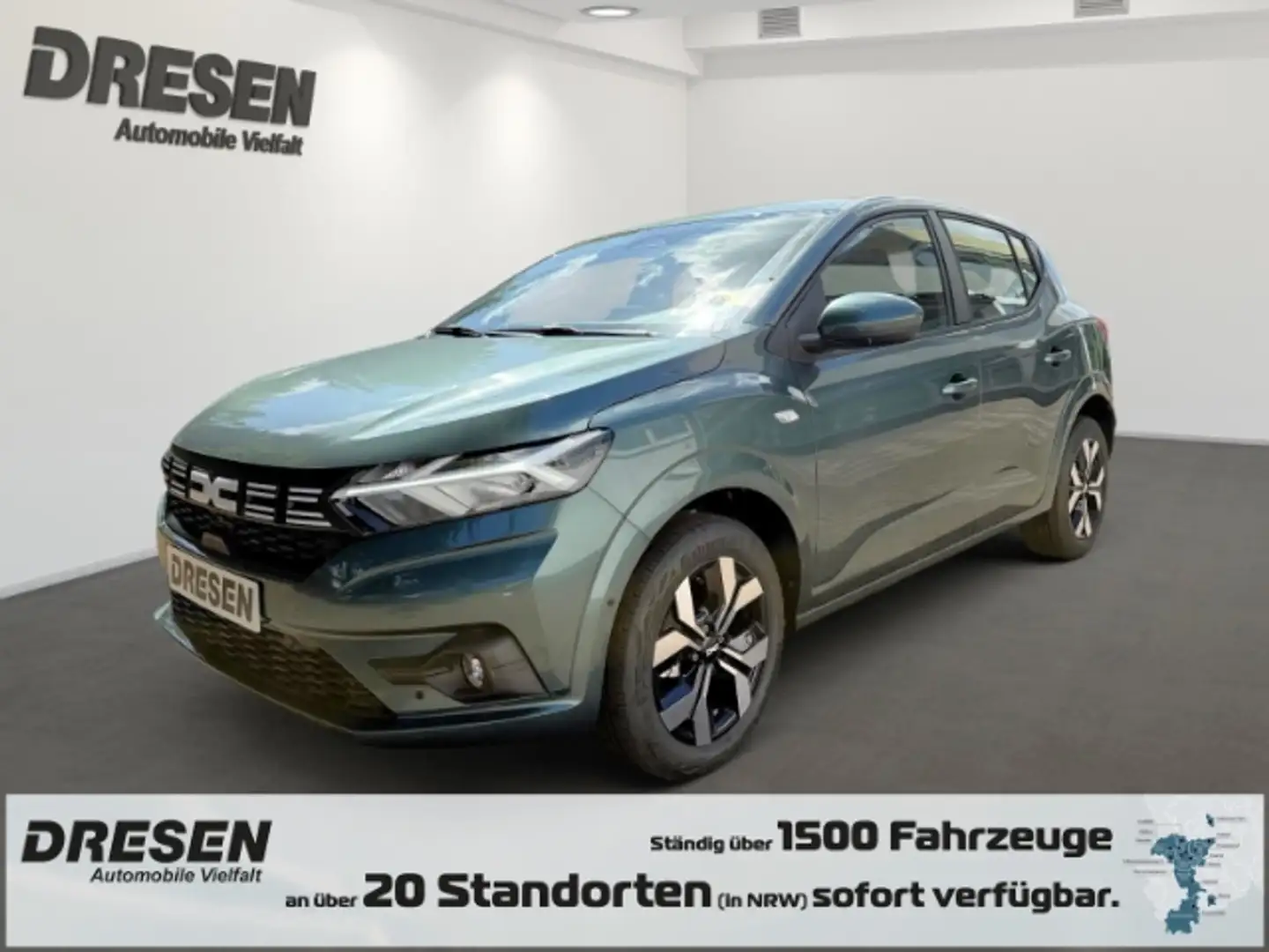Dacia Sandero III 1.0 TCe 90 CVT Expression  NAVI ALUFELGEN WINT Zielony - 1