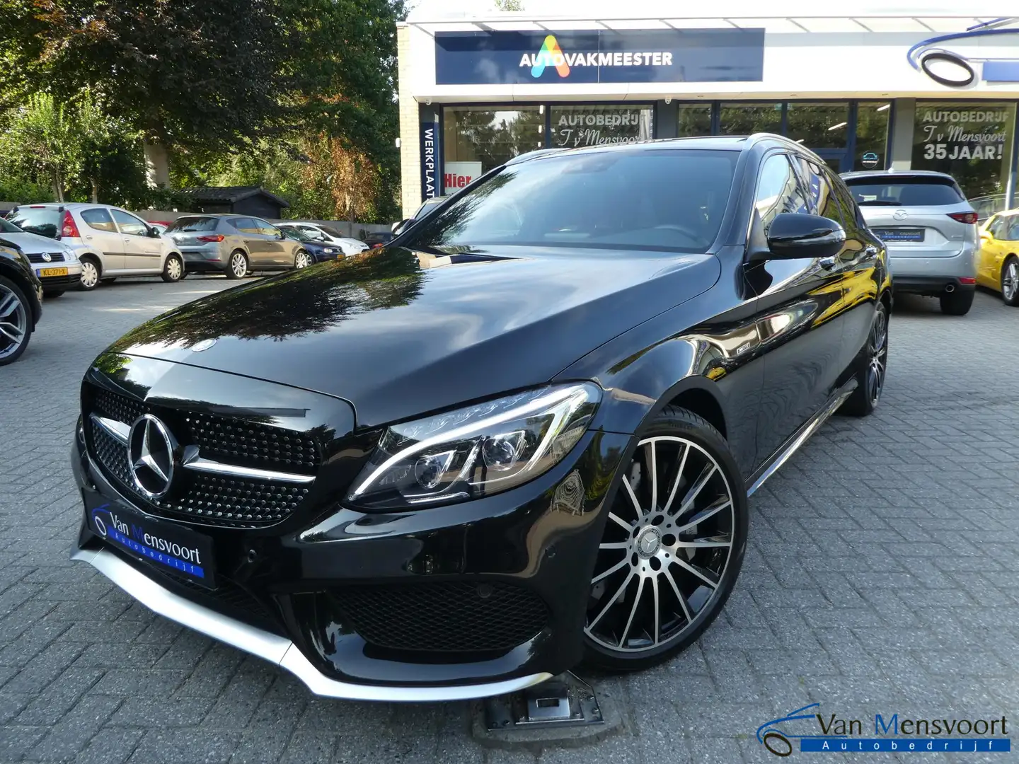 Mercedes-Benz C 43 AMG Estate C450/C43 4MATIC 420PK 1eEig|Panorama|Burmes Negru - 1