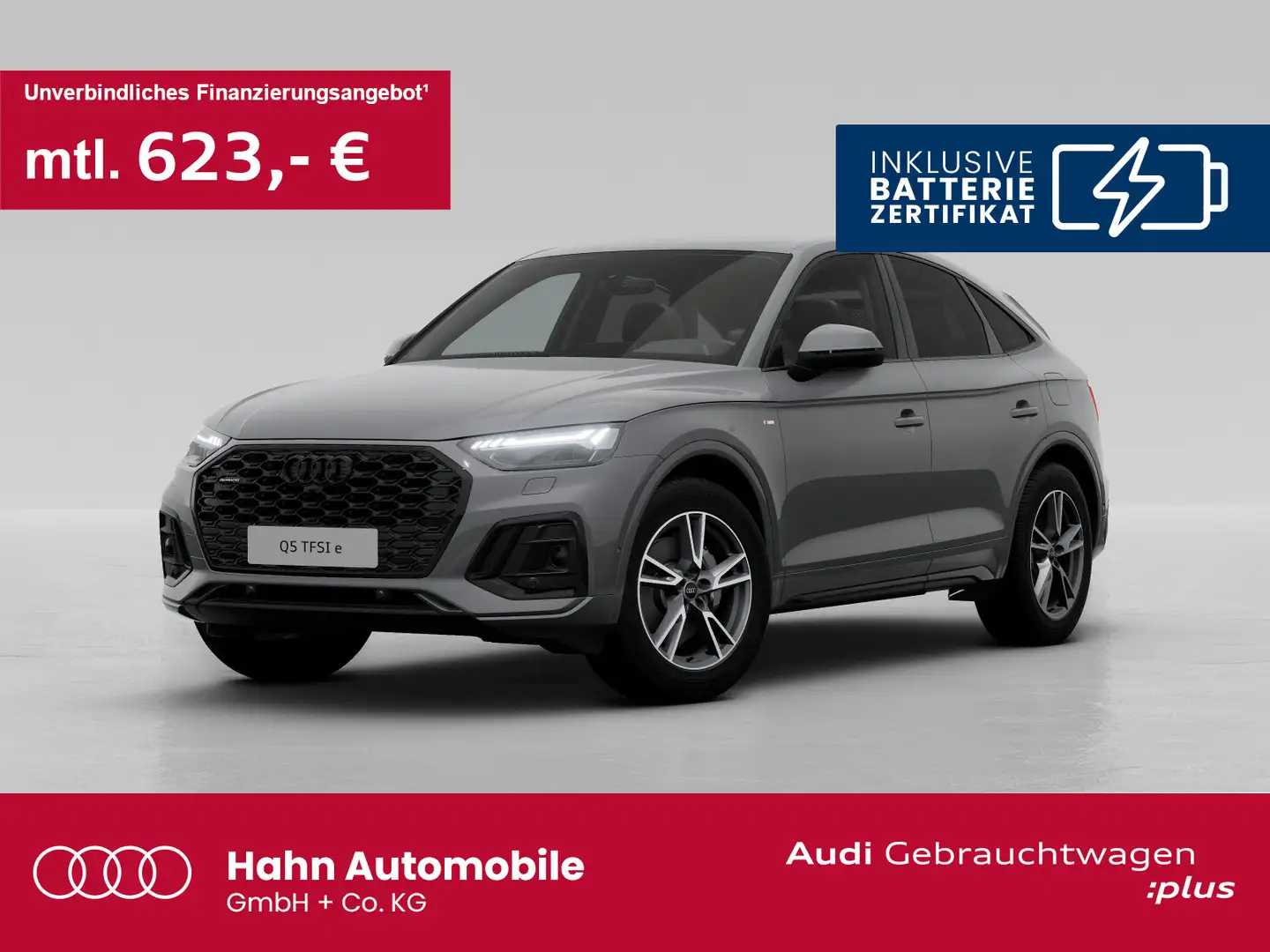 Audi Q5 50TFSIe quattro S-trc S-line Matrix Grau - 1