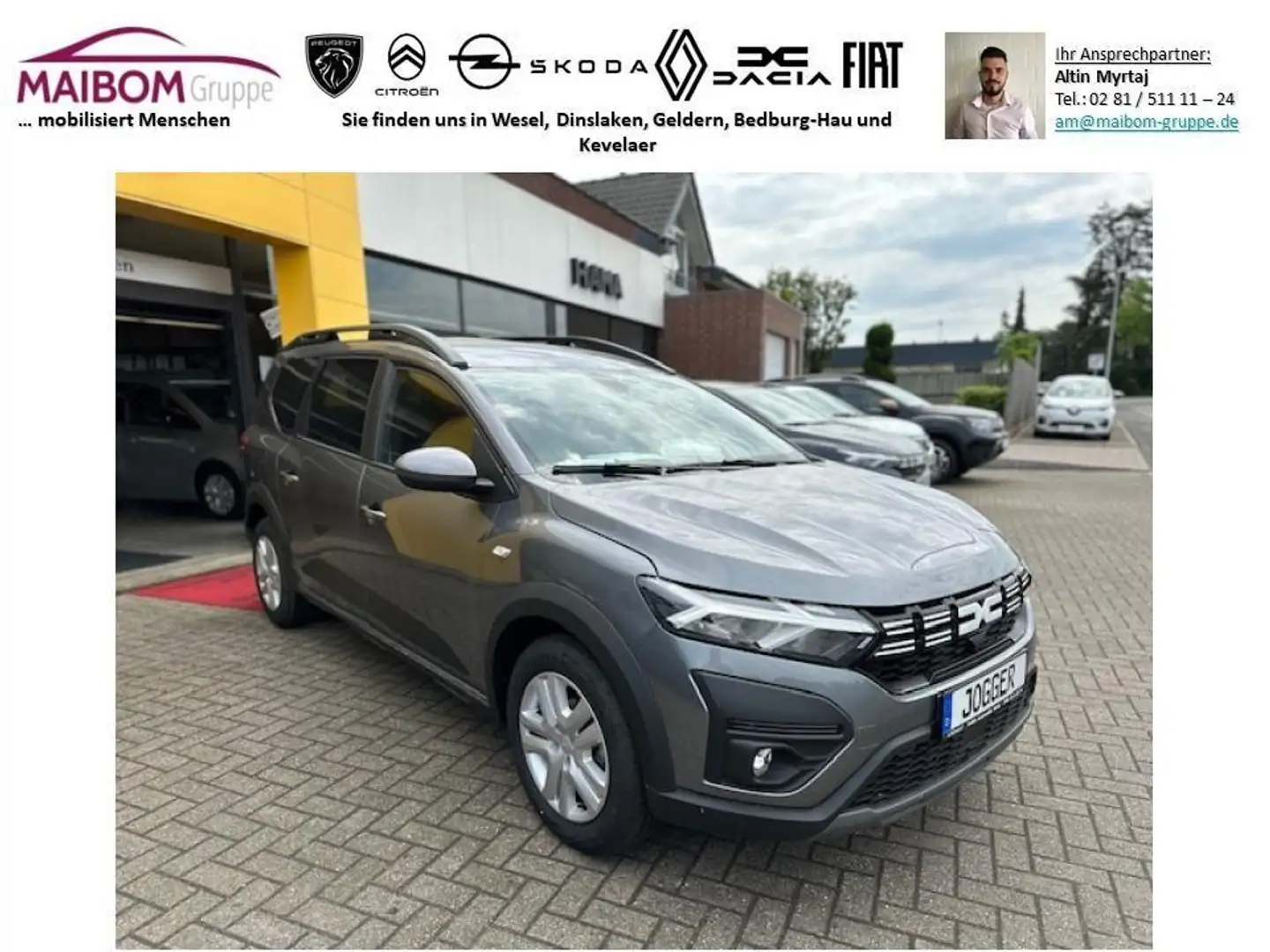 Dacia Jogger TCe 100 ECO-G Expression*PDC*LPG* Gris - 1
