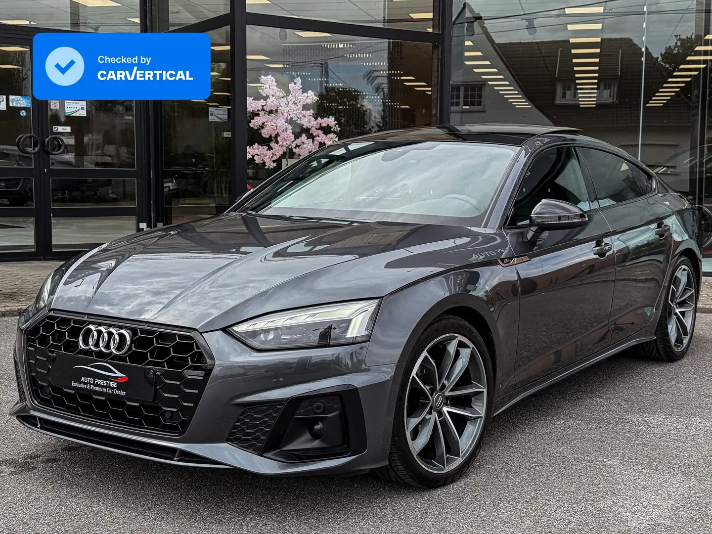 Audi A5 Sportback 35 TDI MHEV 3x S-Line Shadow Pack FULL * Gris - 1
