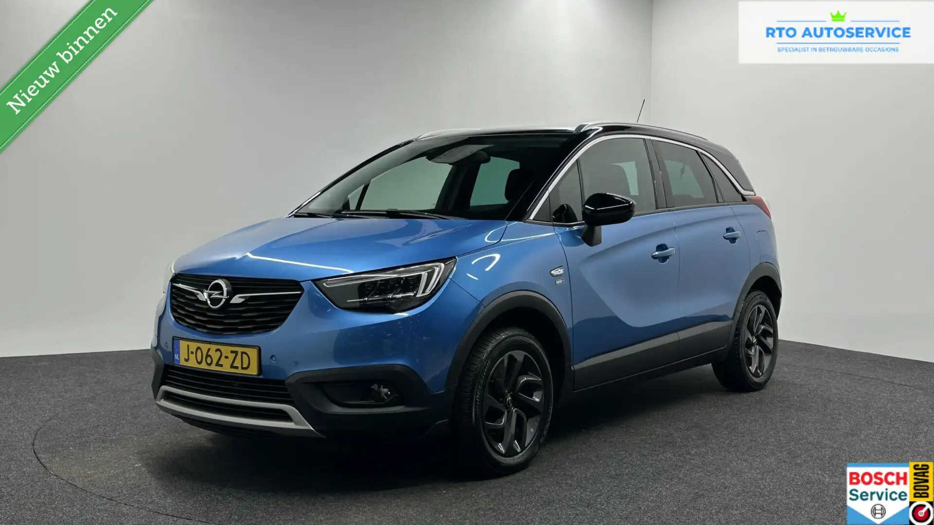Opel Crossland X 1.2 Turbo Edition 2020 CAMERA CARPLAY NAVI ECC CRU Blauw - 1