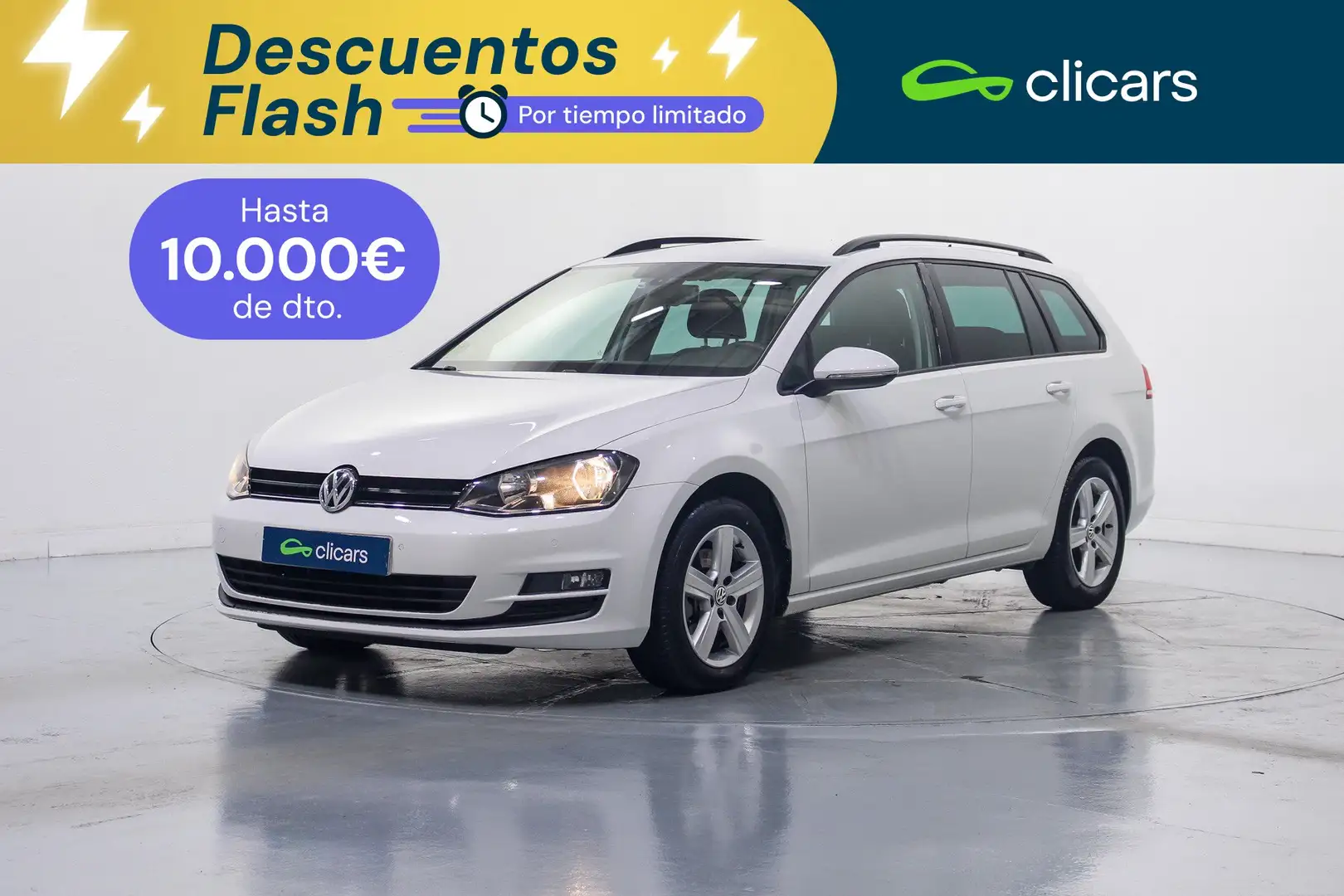 Volkswagen Golf Variant 1.6TDI CR BMT Advance DSG 110 Blanco - 1