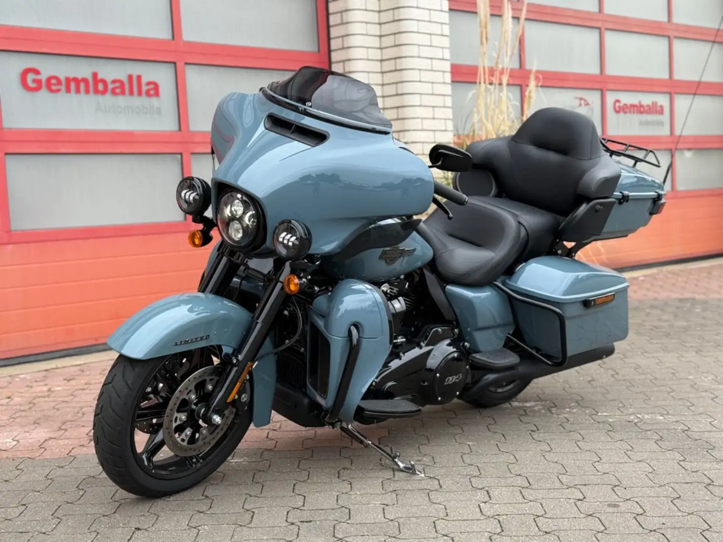 Harley-Davidson Ultra Limited DEUTSCH, 1. HAND, KLAPPEN AUSPUFF Grau - 1