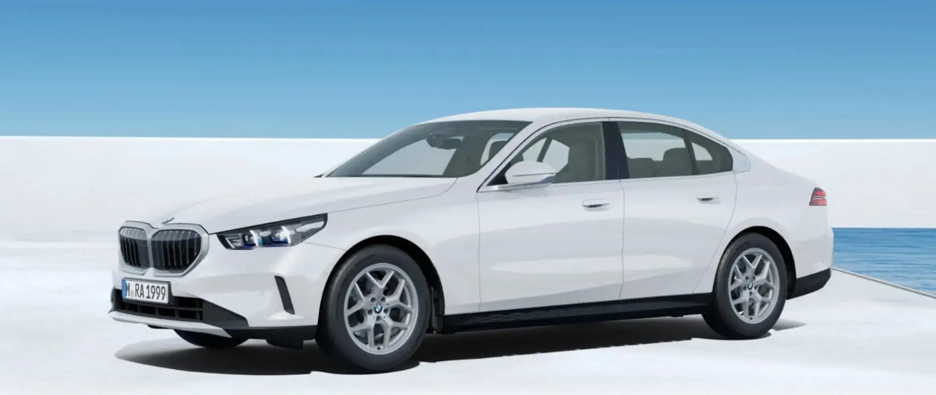 BMW 520 d Limousine !! JAHRESSTART AKTION !! Weiß - 1