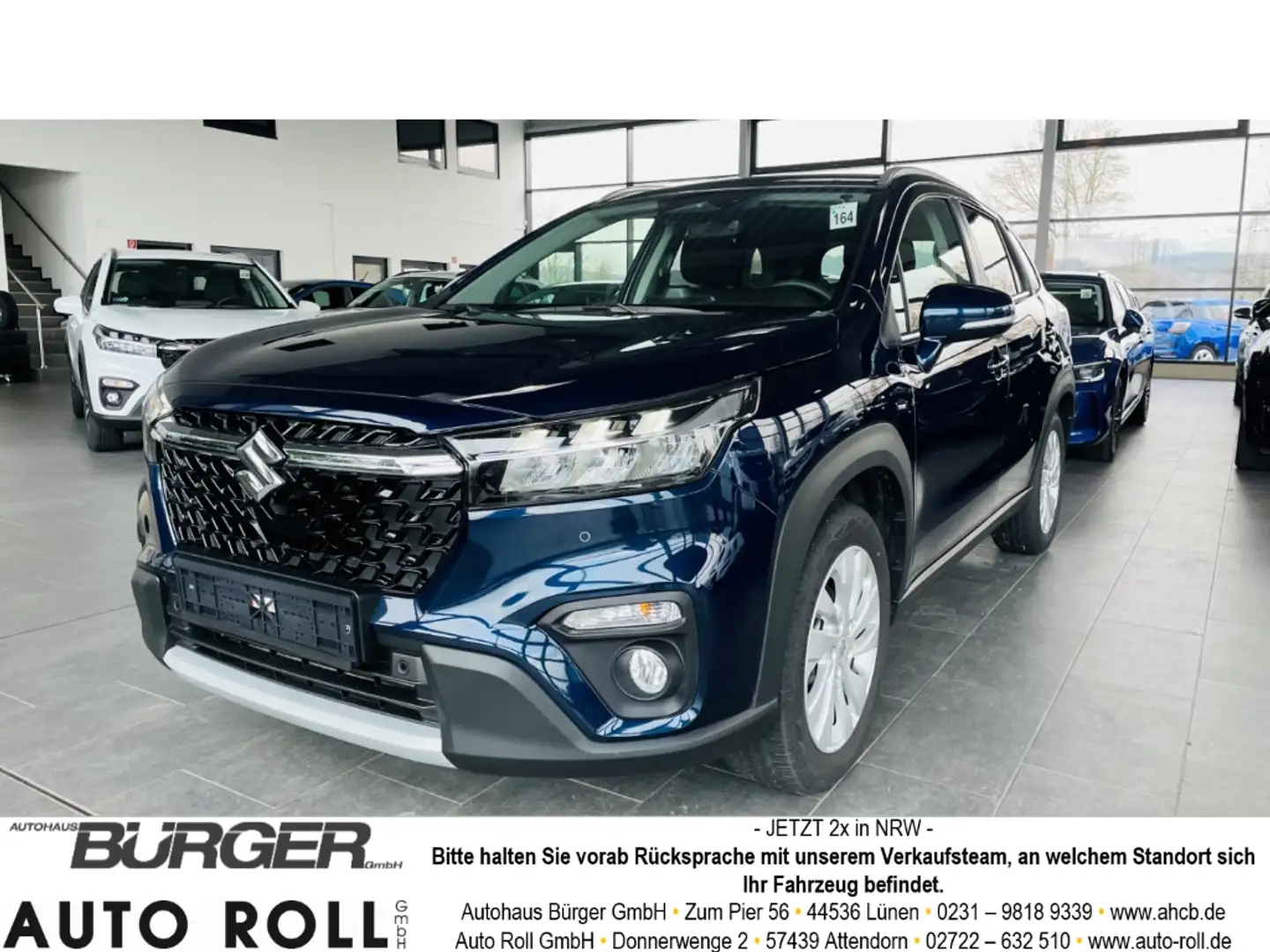 Suzuki SX4 S-Cross 1.4 Facelift Comfort AHK Navi LED ACC Kamera SitzH Bleu - 1