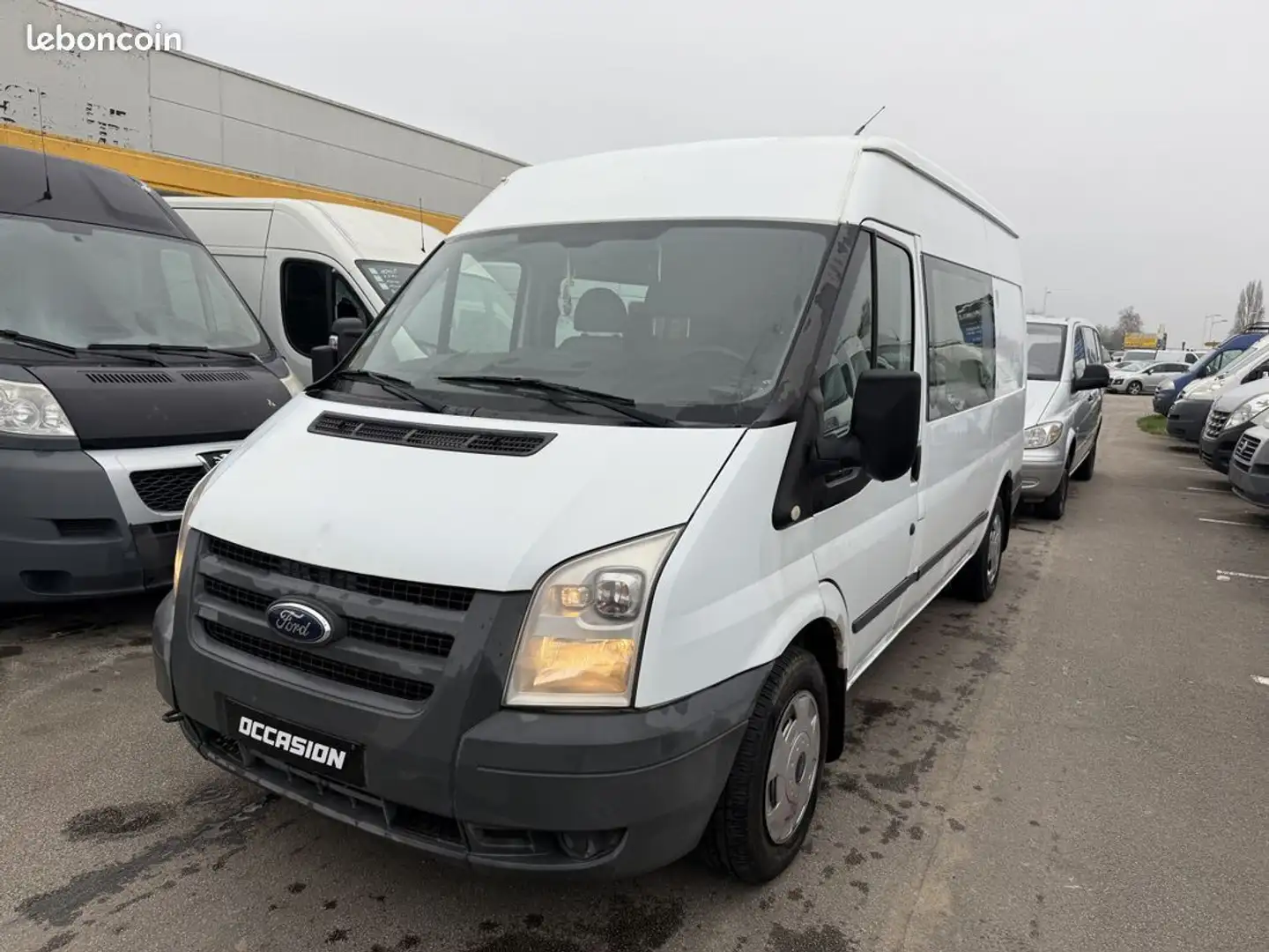Ford Transit 2.2 tdci 110cv L2H2 Double Cab 6places 155000Km Blanc - 1