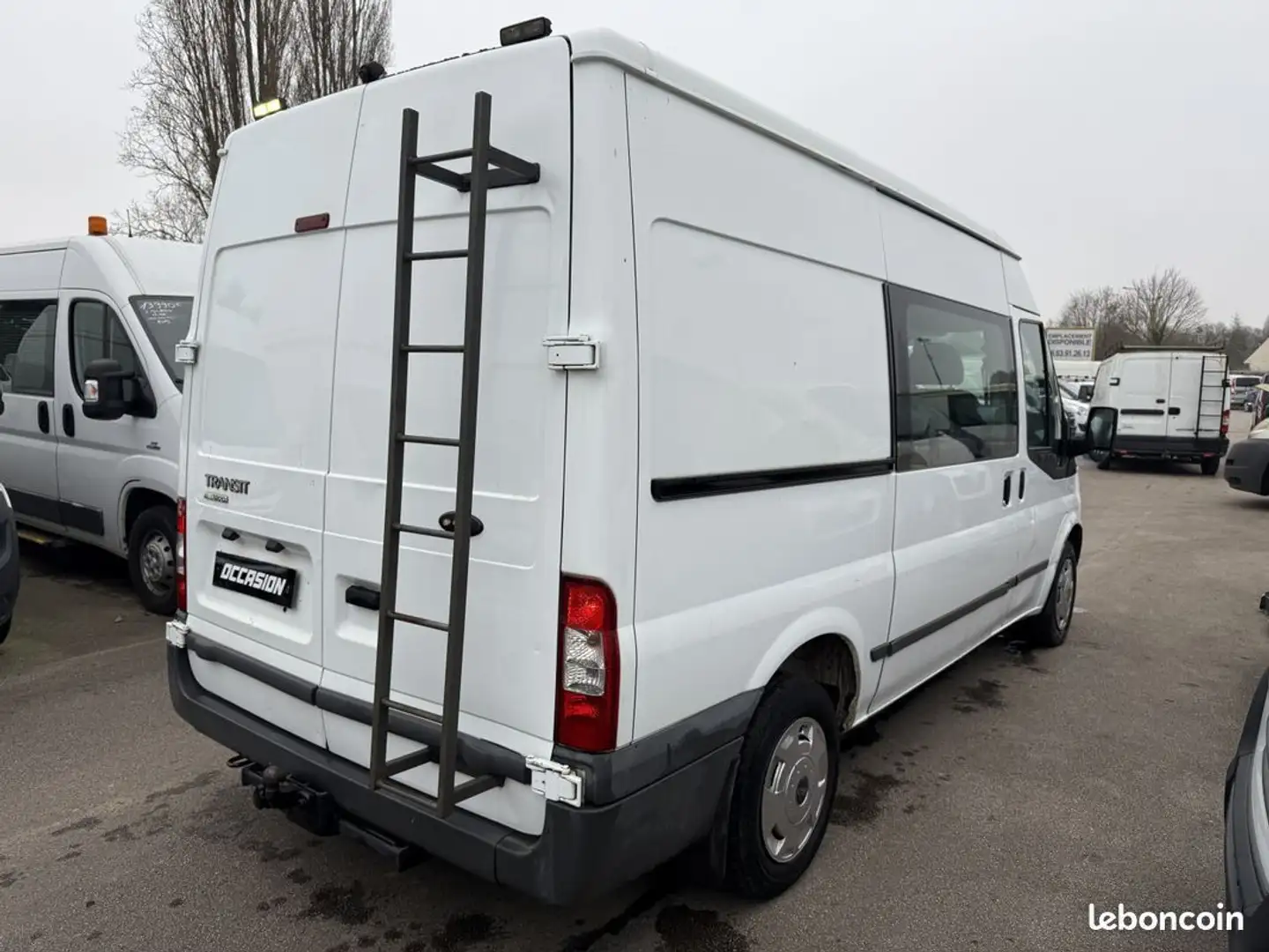 Ford Transit 2.2 tdci 110cv L2H2 Double Cab 6places 155000Km Blanc - 2