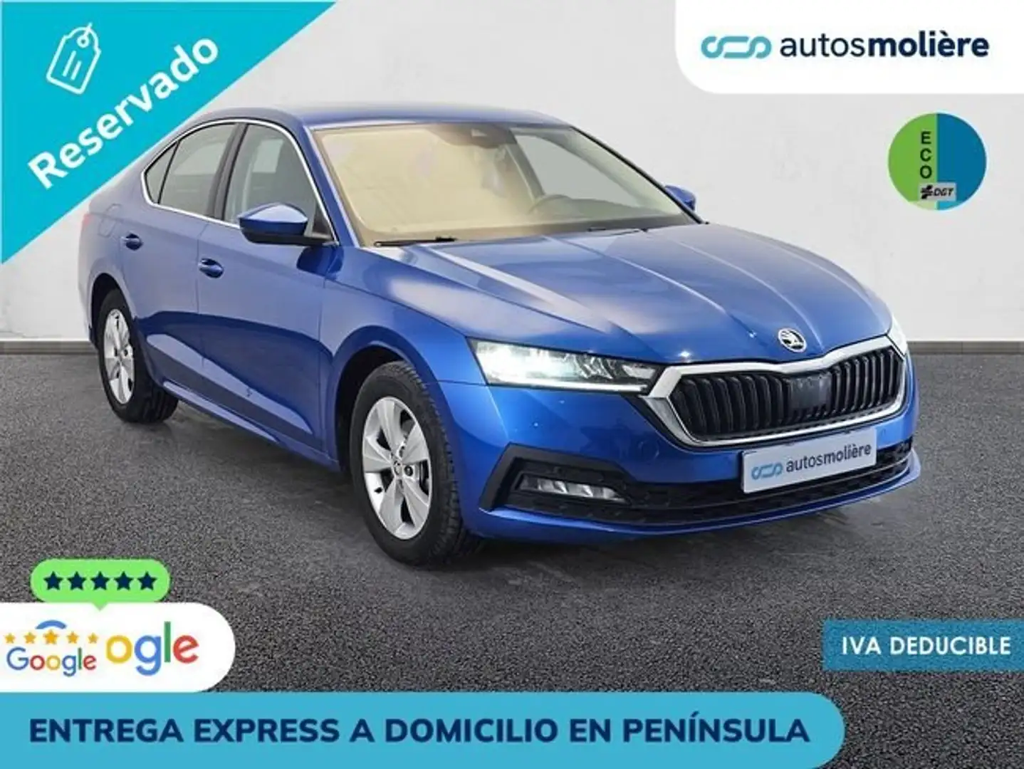 Skoda Octavia 1.5+TSI+m-HEV+Ambition+DSG+110+kW+%28150+CV%29 Bleu - 2