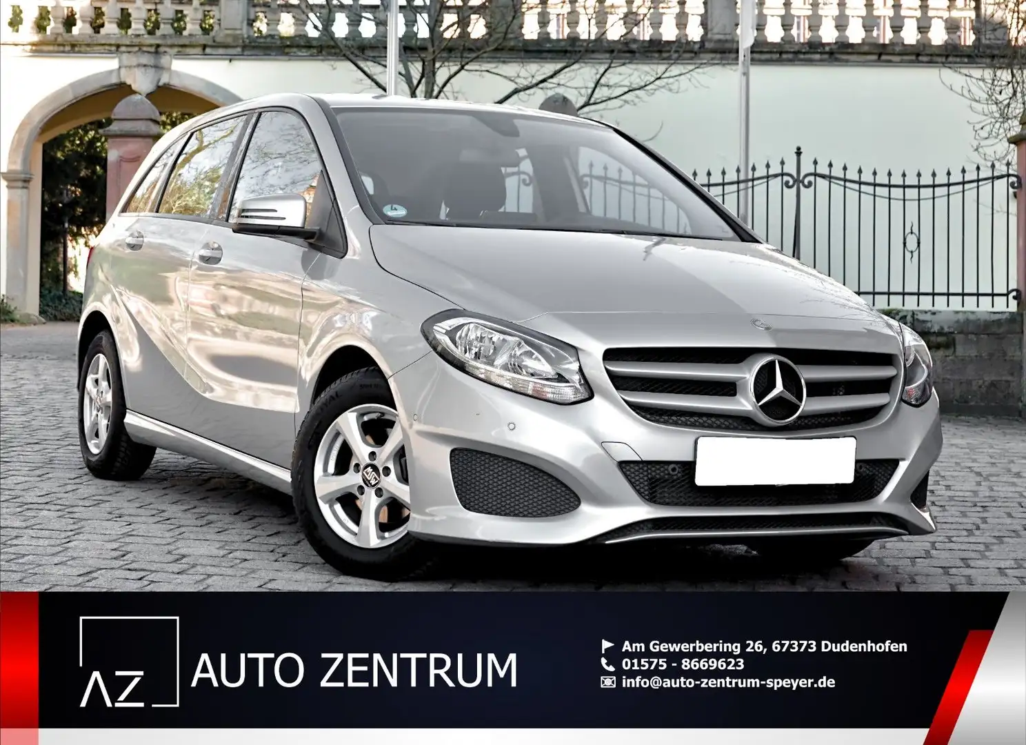 Mercedes-Benz B 180 *Klima, SHZ, PDC* Plateado - 1