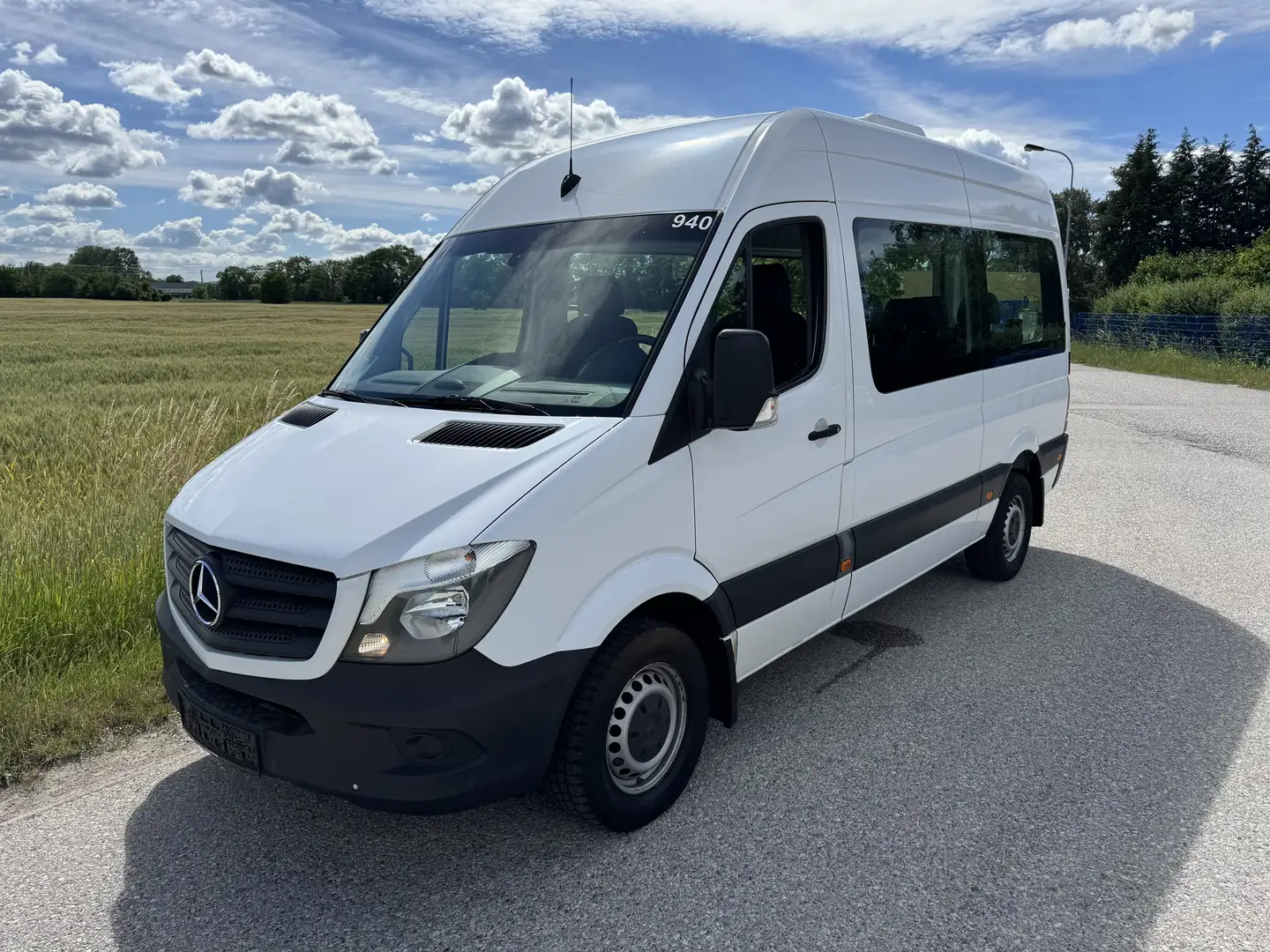 Mercedes-Benz Sprinter L2H2 9 Sitzer 314 CDI 3,5 t Erstbesitz Weiß - 2