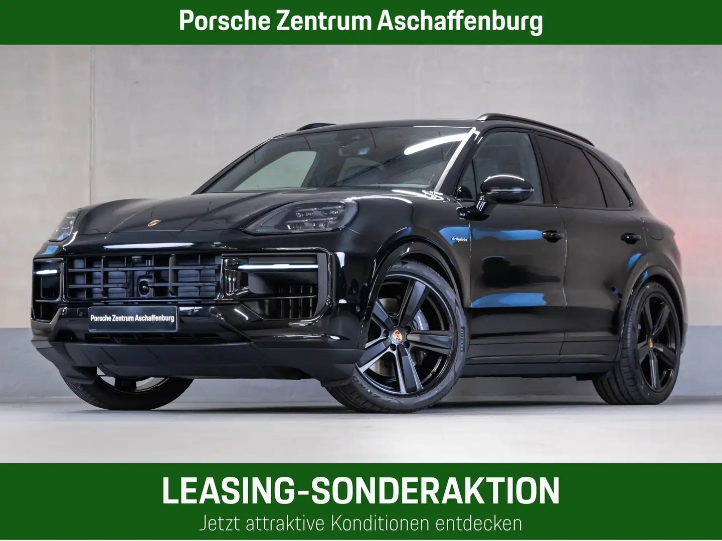 Porsche Cayenne E-Hybrid Panoramadach Luftfederung Schwarz - 1