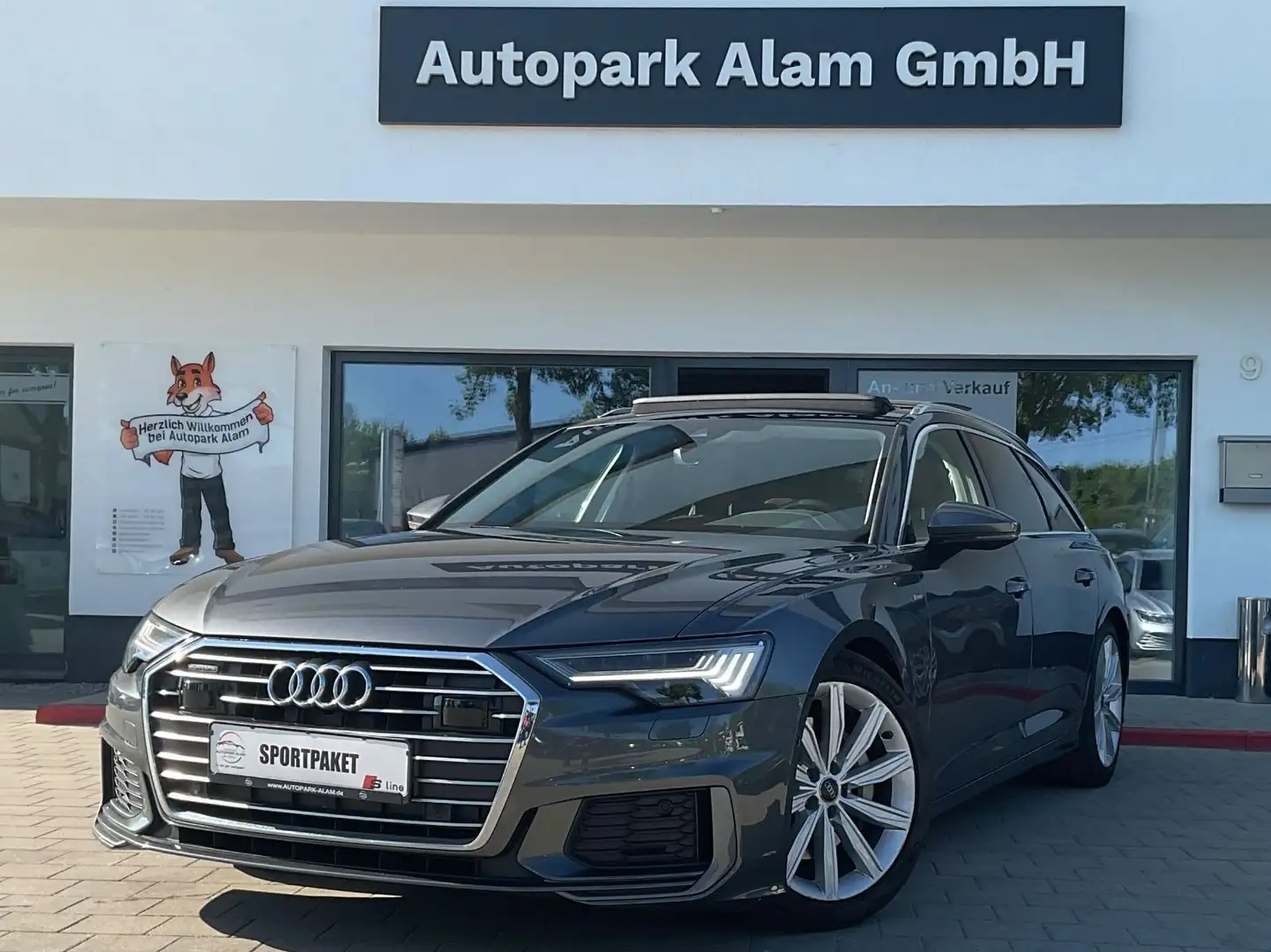 Audi A6 Av.50 TDI quattro S Line Pano Matrix Luftf. Gris - 1