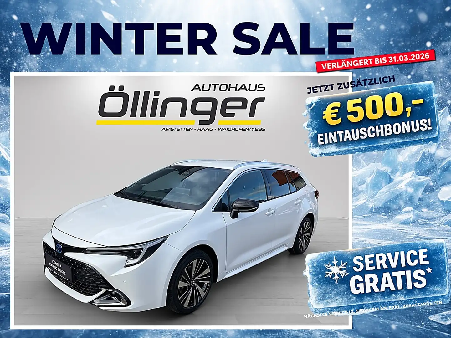 Toyota Corolla 1,8 Hybrid TS Active Drive + Technikpaket! Weiß - 1