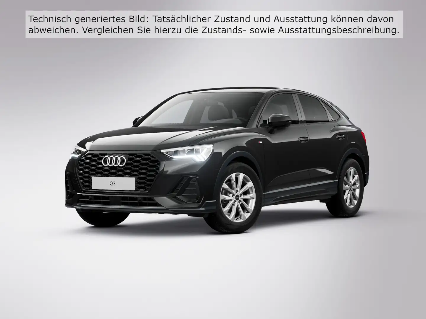 Audi Q3 S line 35 TFSI S tronic 8-fach bere Schwarz - 2