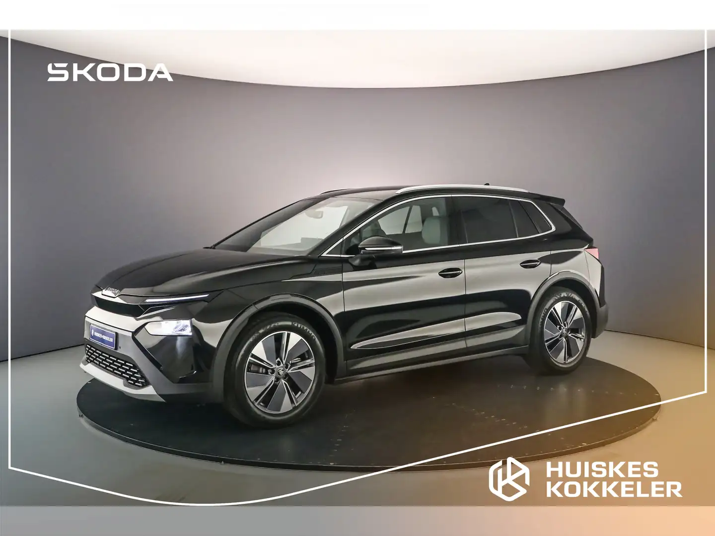 Skoda Elroq Elektromotor 63 kWh 204pk Business Edition Private Zwart - 1