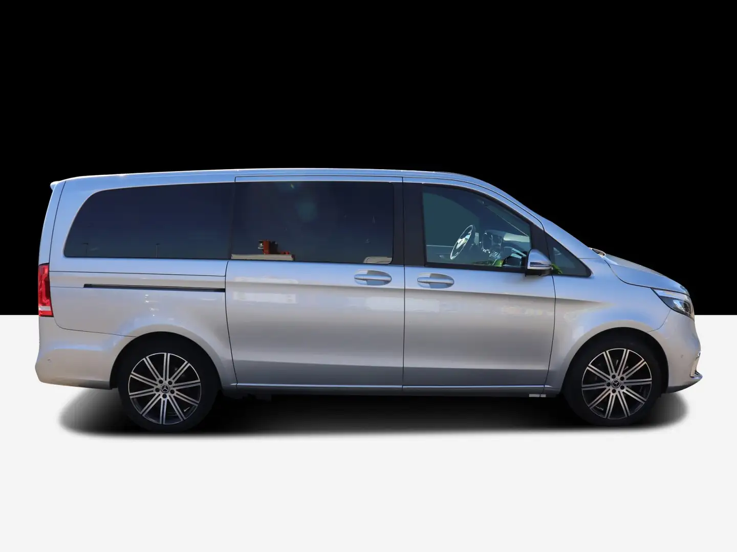 Mercedes-Benz V 300 V 300 d 4MATIC AVANTGARDE Lang  Basic/Navi/Autom. Argent - 2