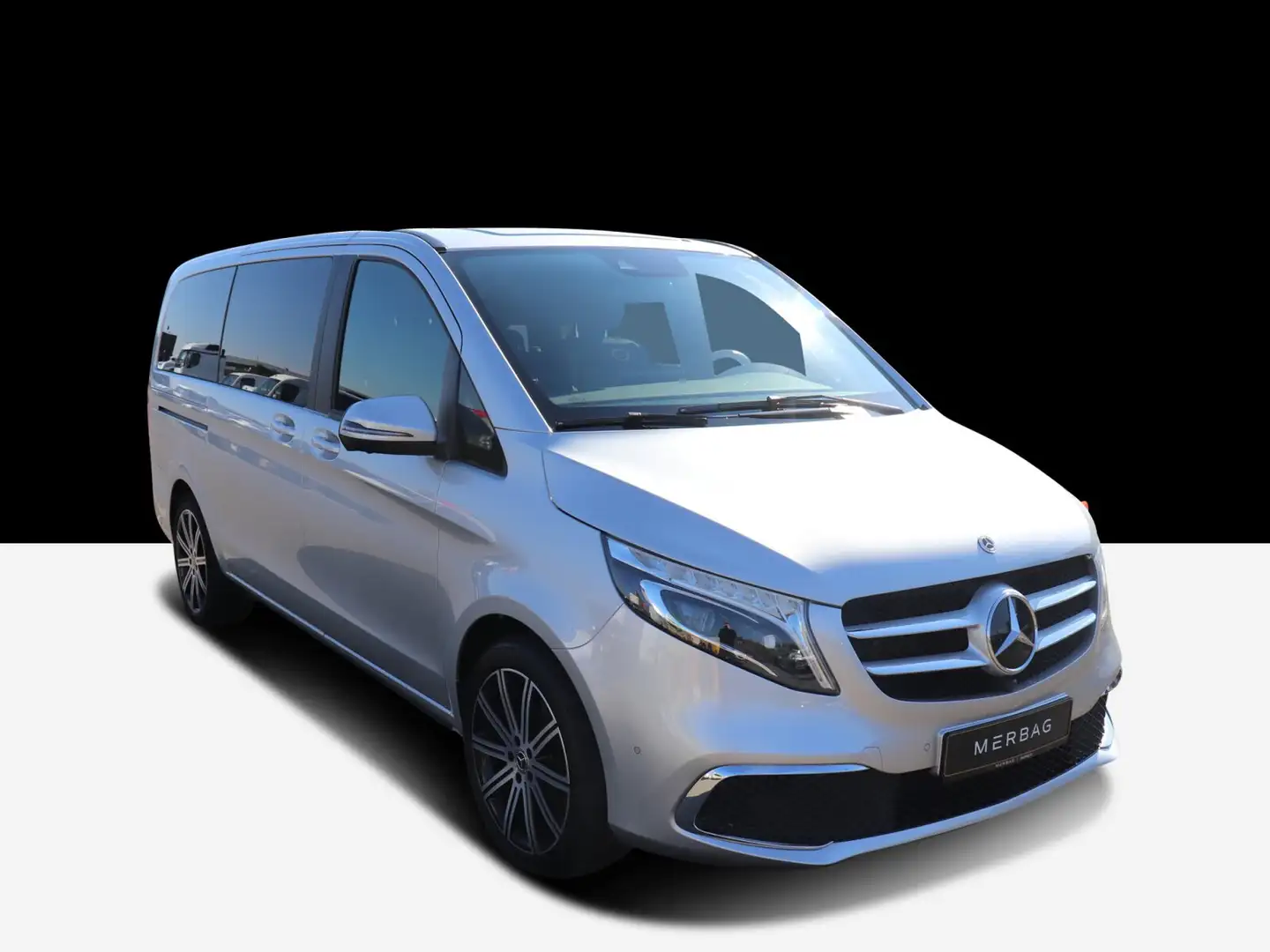 Mercedes-Benz V 300 V 300 d 4MATIC AVANTGARDE Lang  Basic/Navi/Autom. Argent - 1