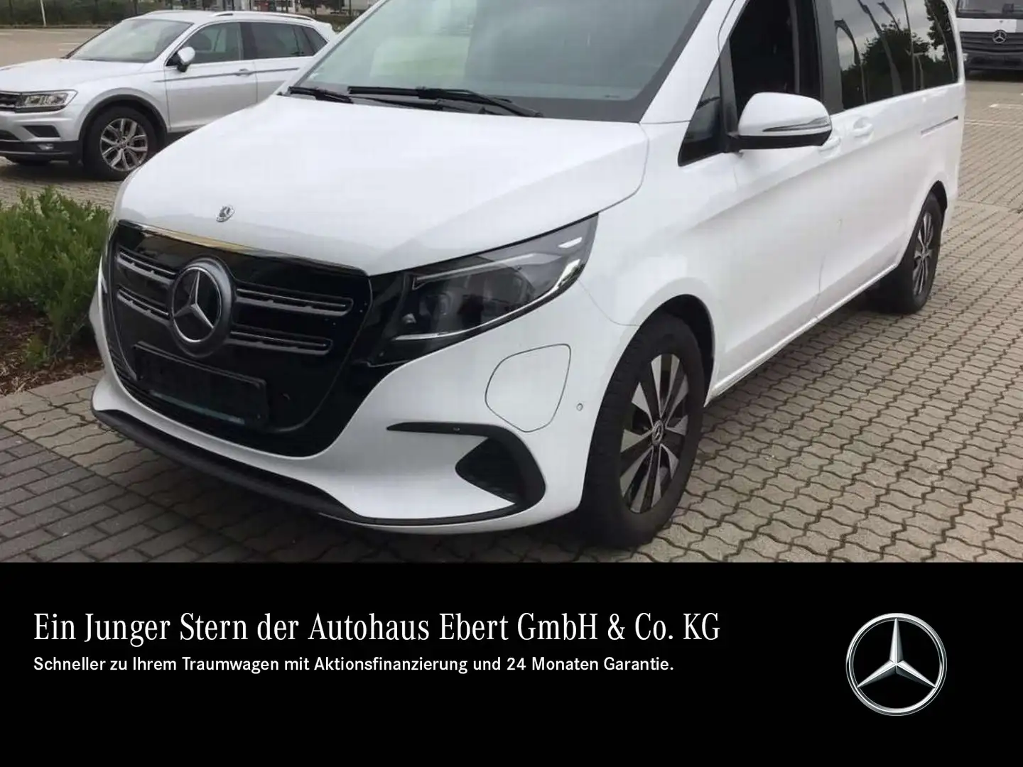 Mercedes-Benz EQV 300 L DISTRO Leder MLED 7-Sitz Tisch el.Heck Weiß - 1