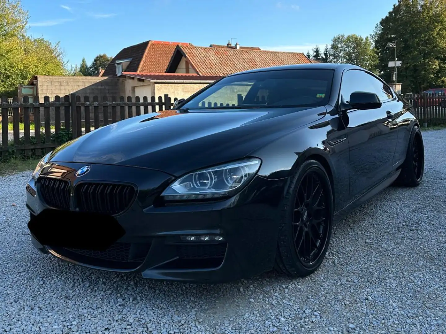 BMW 640 640i Coupé 320ch M Sport A Noir - 1