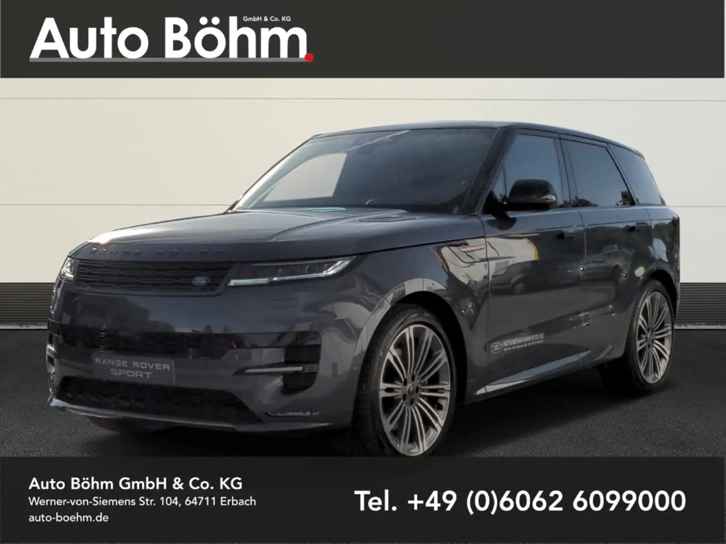 Land Rover Range Rover Sport P510e Autobiography+AHK+23 Zoll Blau - 1