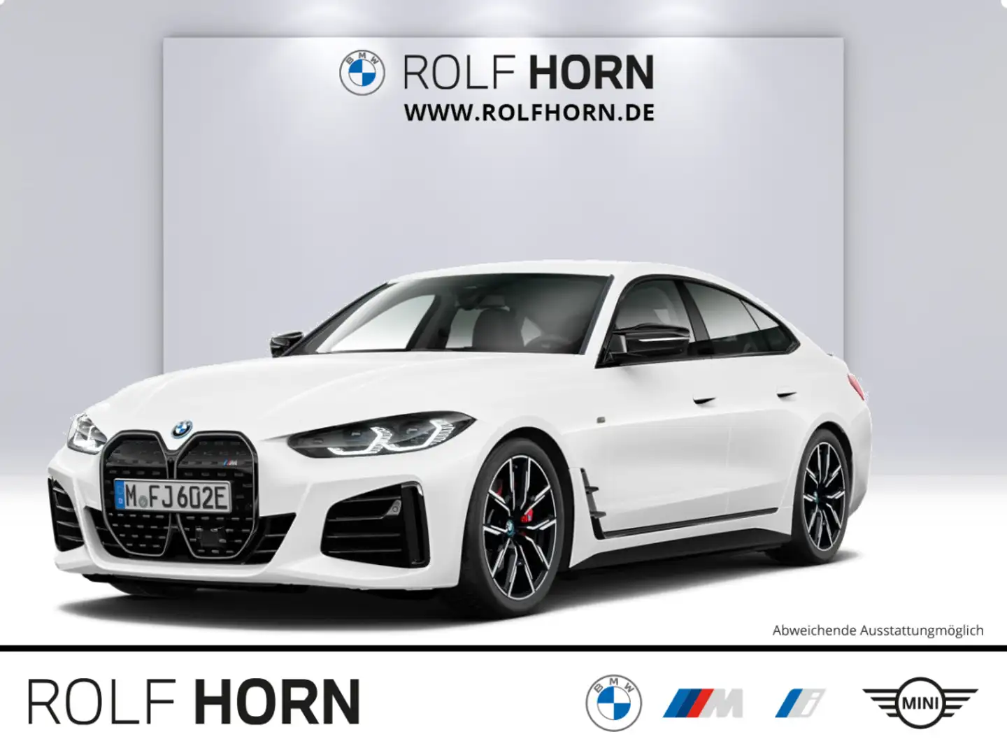 BMW i4 M50 Gran Coupe M Sportpaket Pro AHK HeadUp Weiß - 1