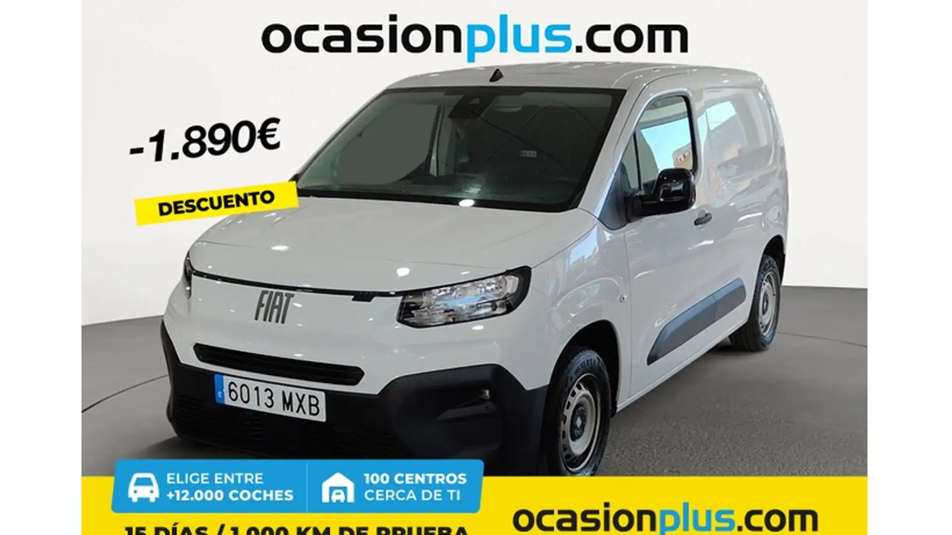 Fiat Dobló Furgón 1.5BlueHDI L1 H1 Easy Pro 650kg 100 Blanco - 1