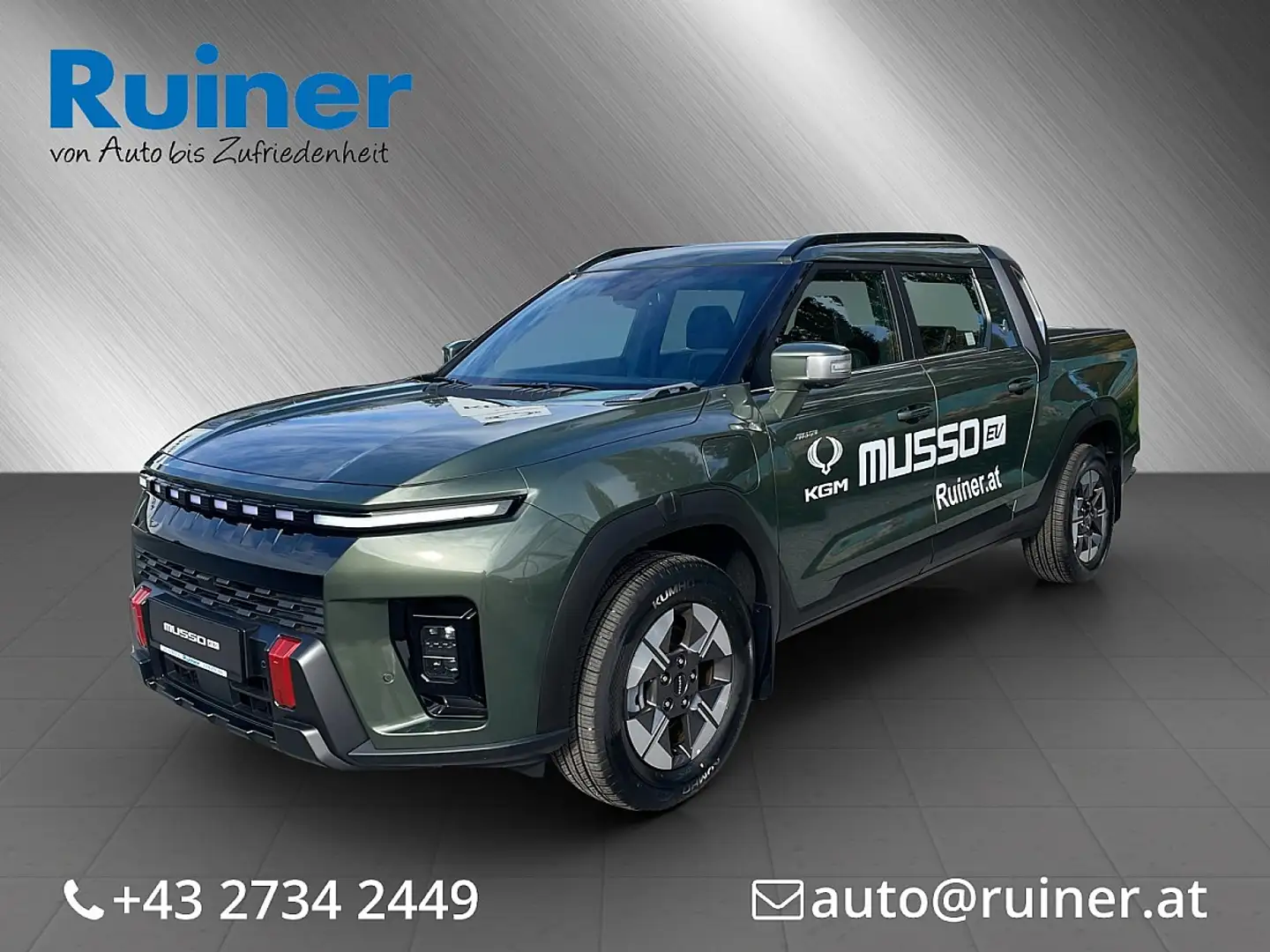 KGM Musso EV 80,6kWh AWD Premium € 39.783,- excl. Mwst. Grün - 1