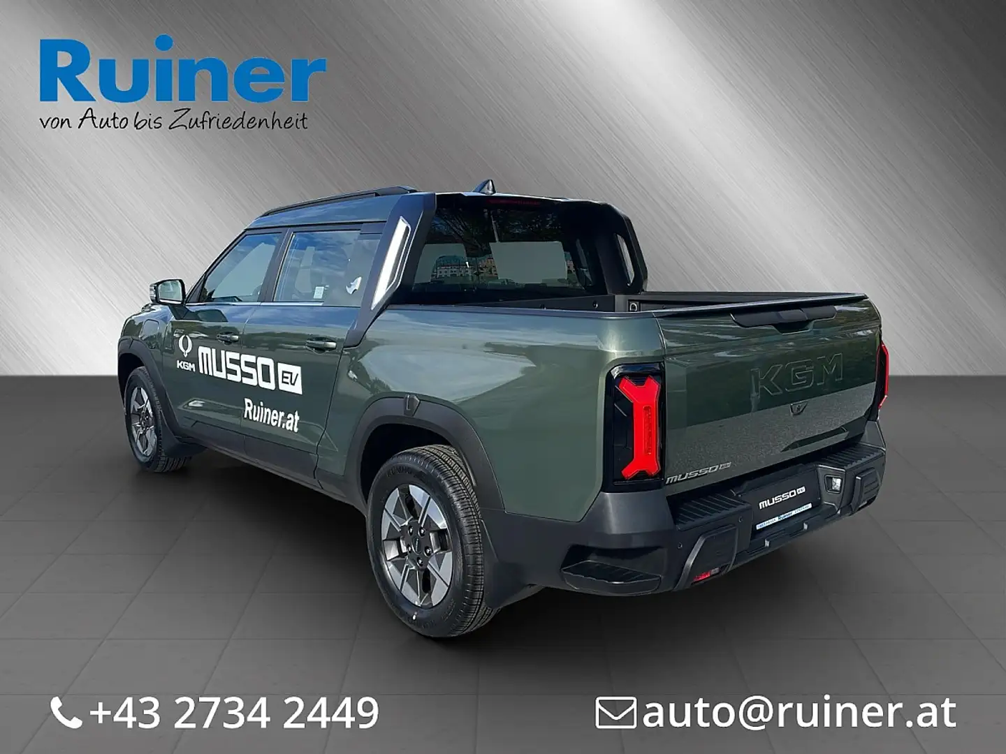 KGM Musso EV 80,6kWh AWD Premium € 39.783,- excl. Mwst. Grün - 2