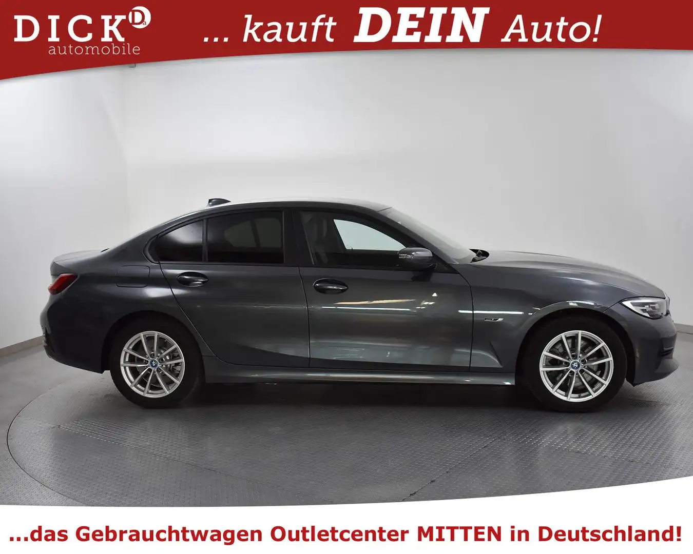 BMW 320 e Aut Sport Line LEDER+PROF+VIRTU+HIFI+LED+M Сірий - 2