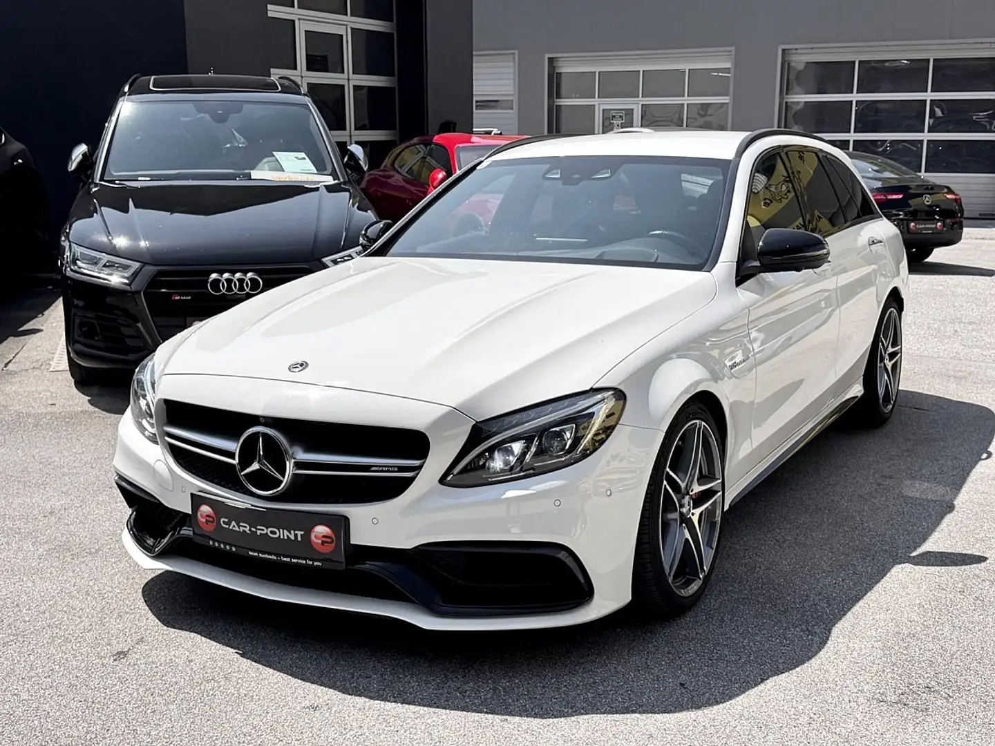 Mercedes-Benz C 63 AMG S T Aut. Carbon-Ceramic/Klappenauspuff Weiß - 1