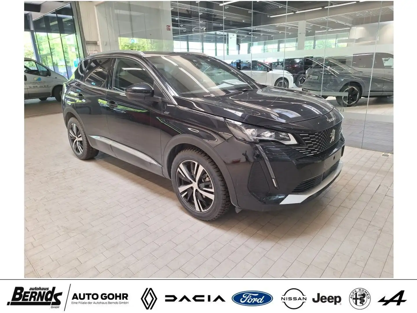 Peugeot 3008 PureTech 130 Stop & Start GPF EAT8 GT NAVIGATION Zwart - 2