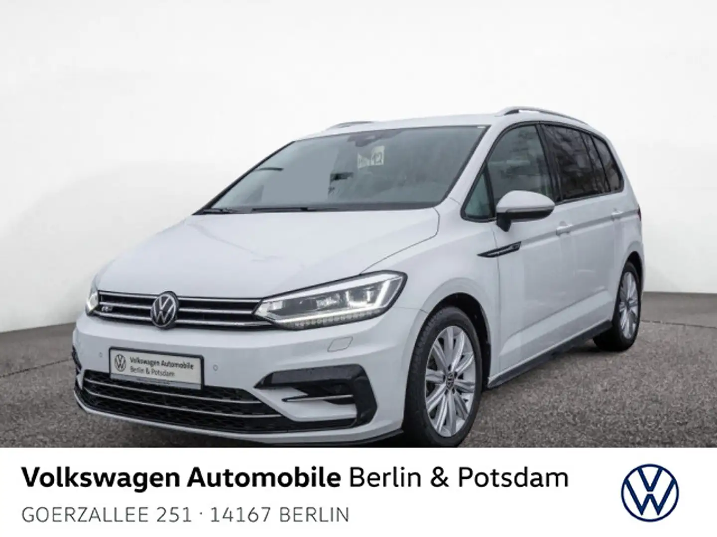 Volkswagen Touran 1.5 TSI DSG R-Line Navi R-Kam LED PDC Weiß - 1