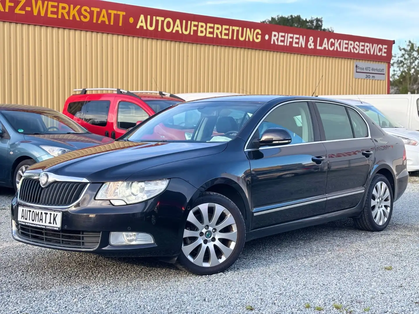 Skoda Superb Elegance 2.0 TDI DSG Automatic,Alcantara, Schwarz - 1