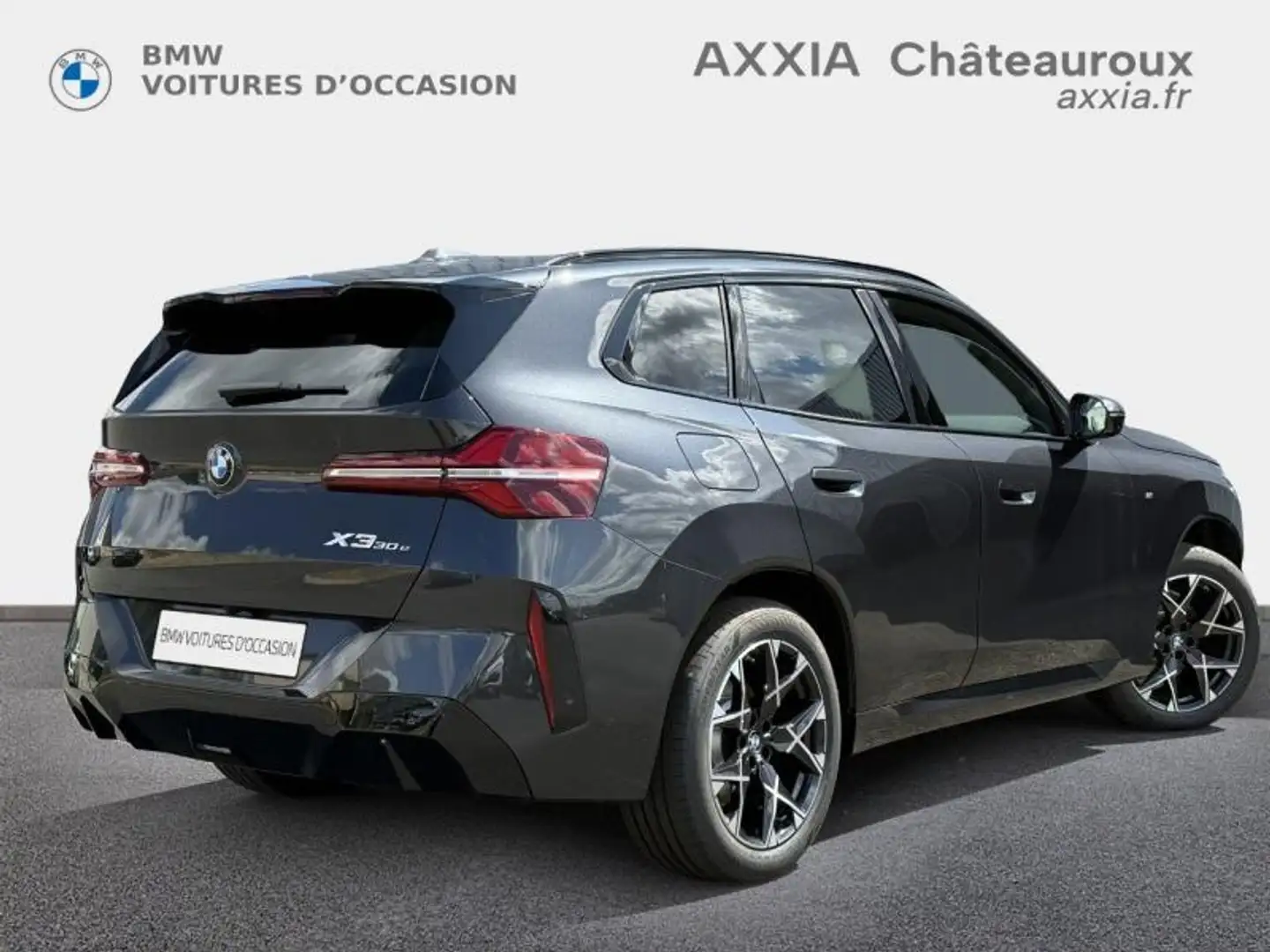 BMW X3 xDrive30e 299ch M Sport Gris - 2