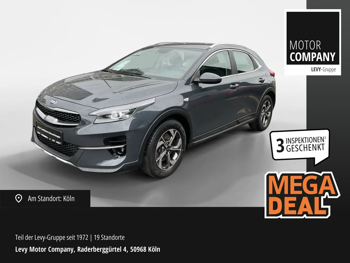 Kia XCeed 1.0 T-GDI Edition 7 Kamera+SHZ+DynLicht+LM Grau - 1