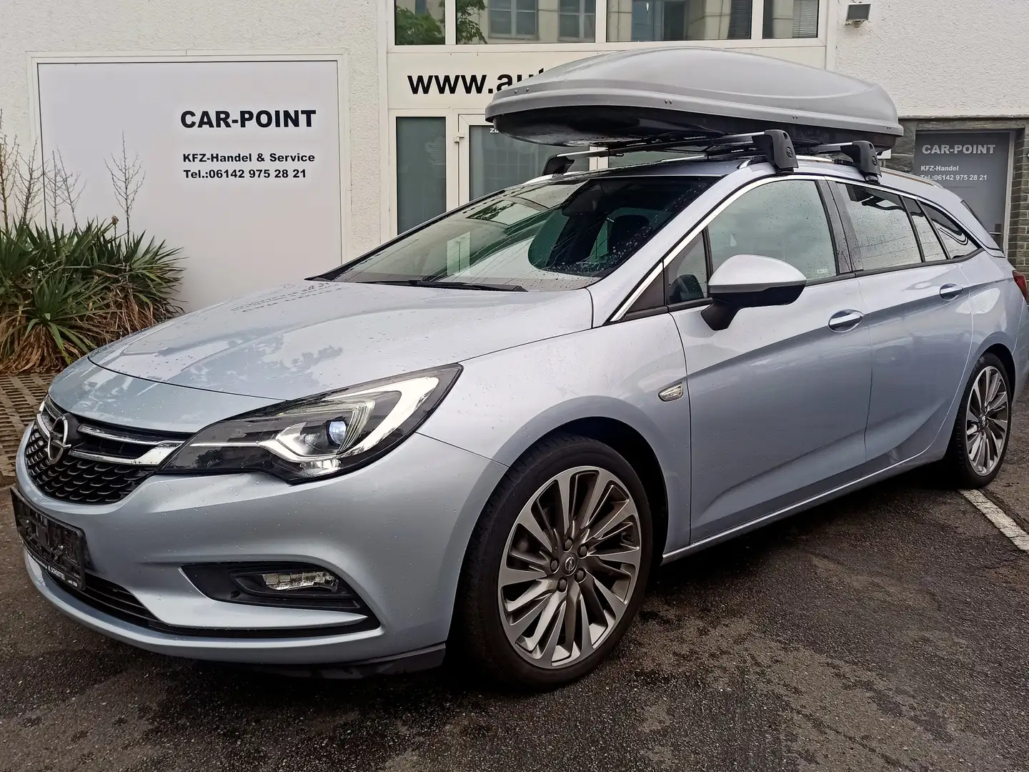 Opel Astra K Dynamic*150PS*RIESIGE DACHBOX UND TRÄGER*AHK* Grijs - 1