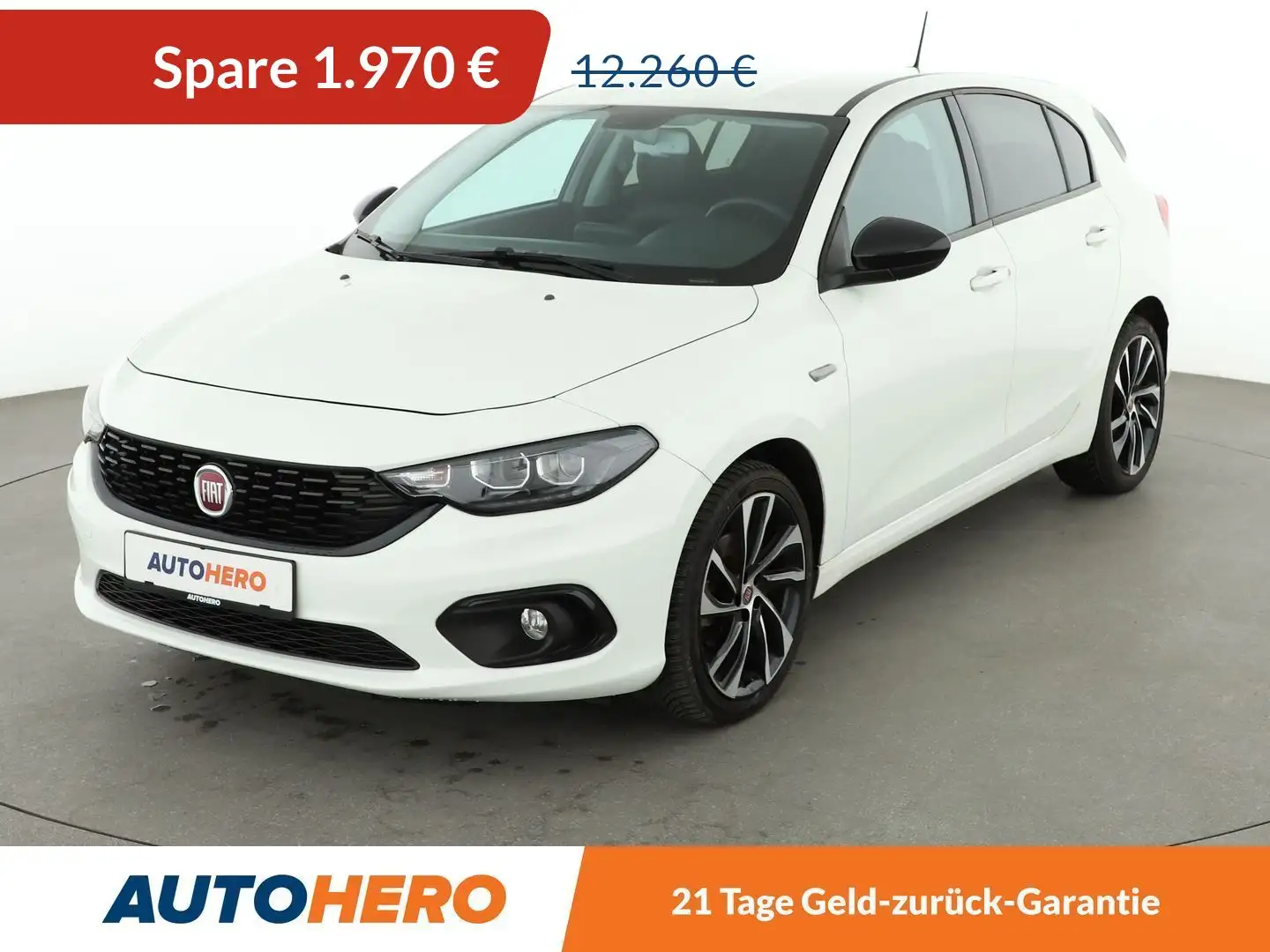 Fiat Tipo 1.4 Turbo S-Design*NAVI*TEMPO*PDC*SHZ*ALU* Weiß - 1